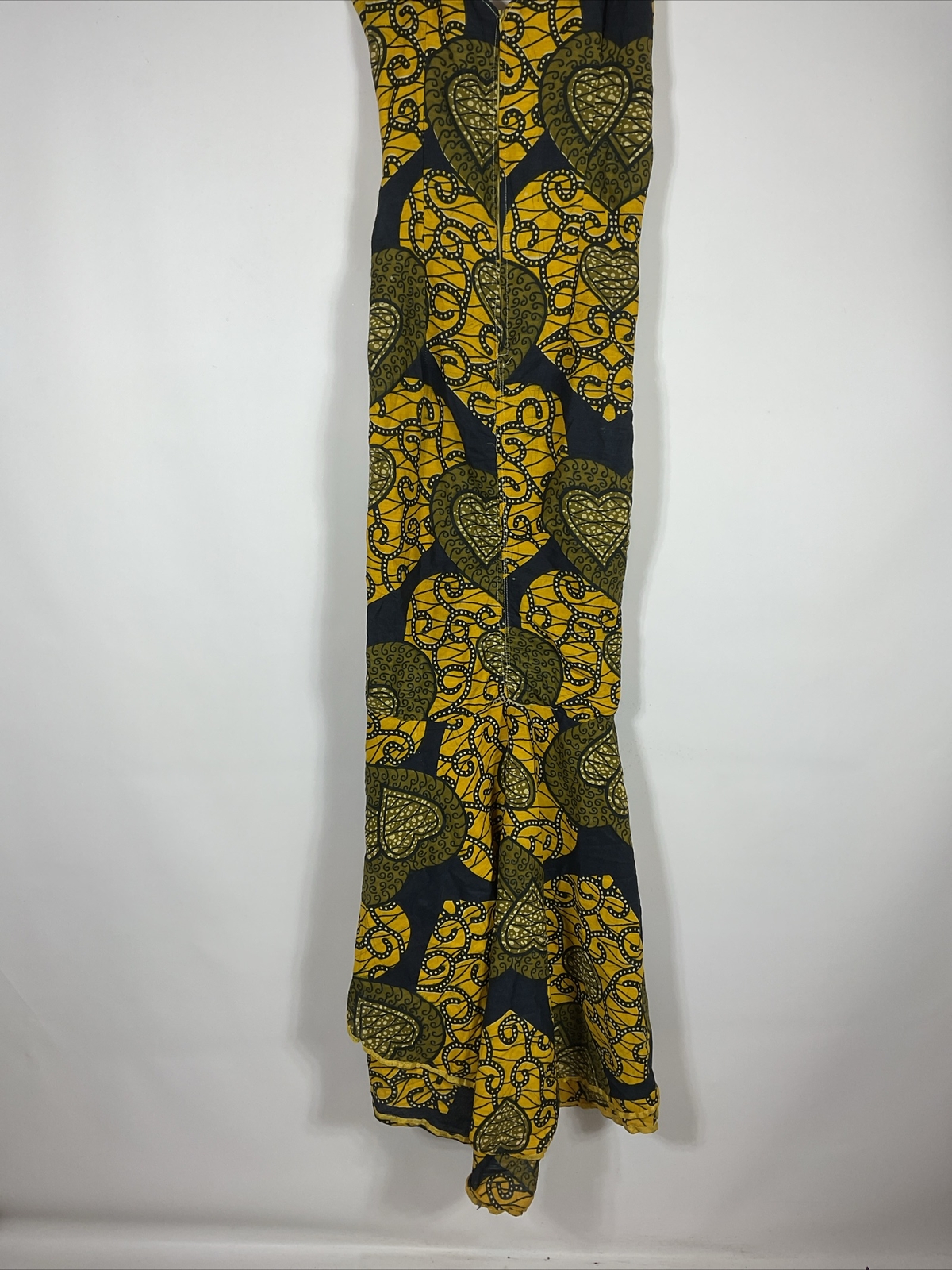 Vintage 60s Hawaiian Dress Womens Sz M Psychedelic Floral Aloha Tropical Mermaid