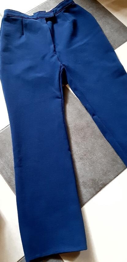 Vintage 60-70s LYCRA With HELANCA and Wool Retro Blue Women Ski Pants Siz 40 NEW