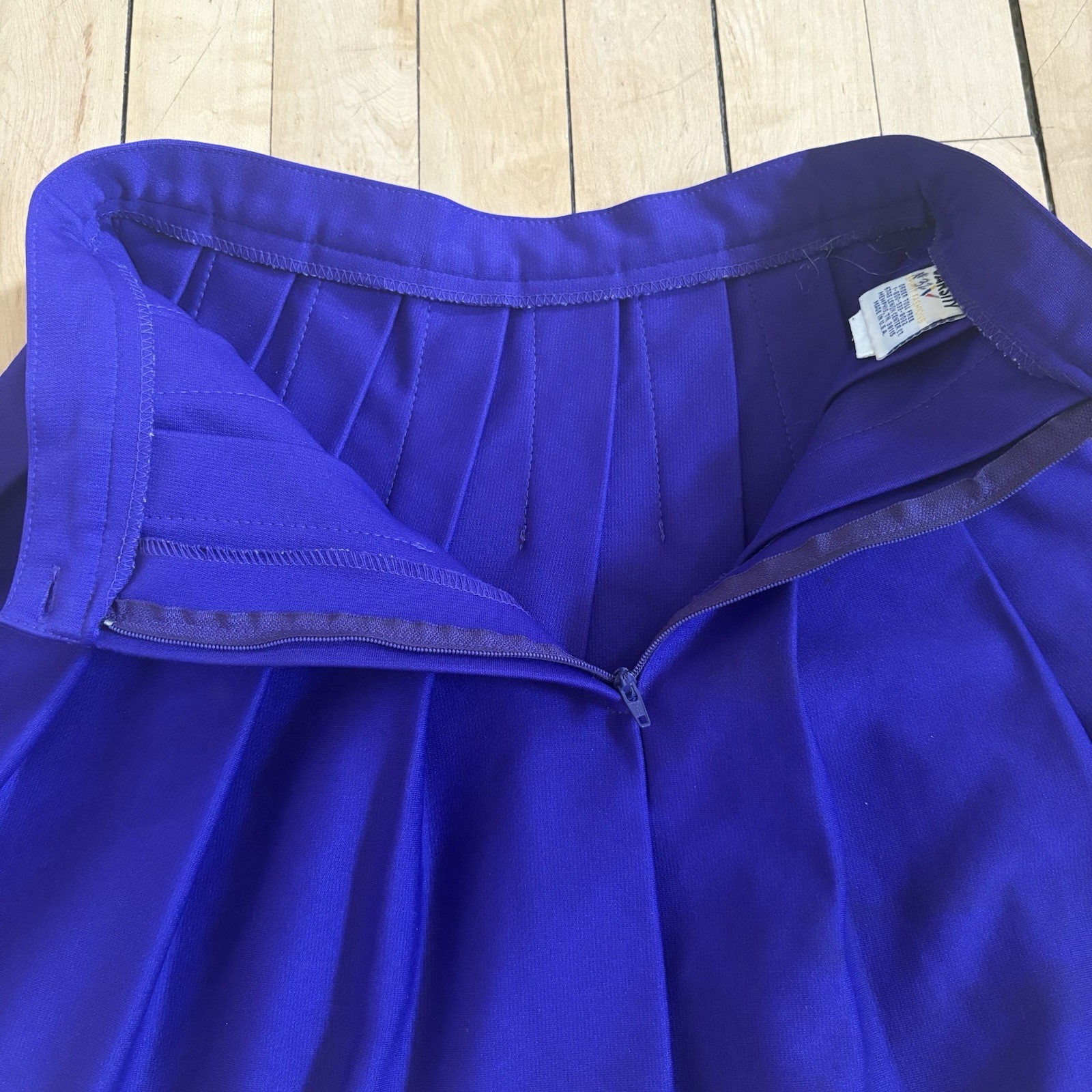 VTG Varsity Spirit Fashions Skirt Sz 5 Purple Yellow Minnesota Vikings LSU Tiger