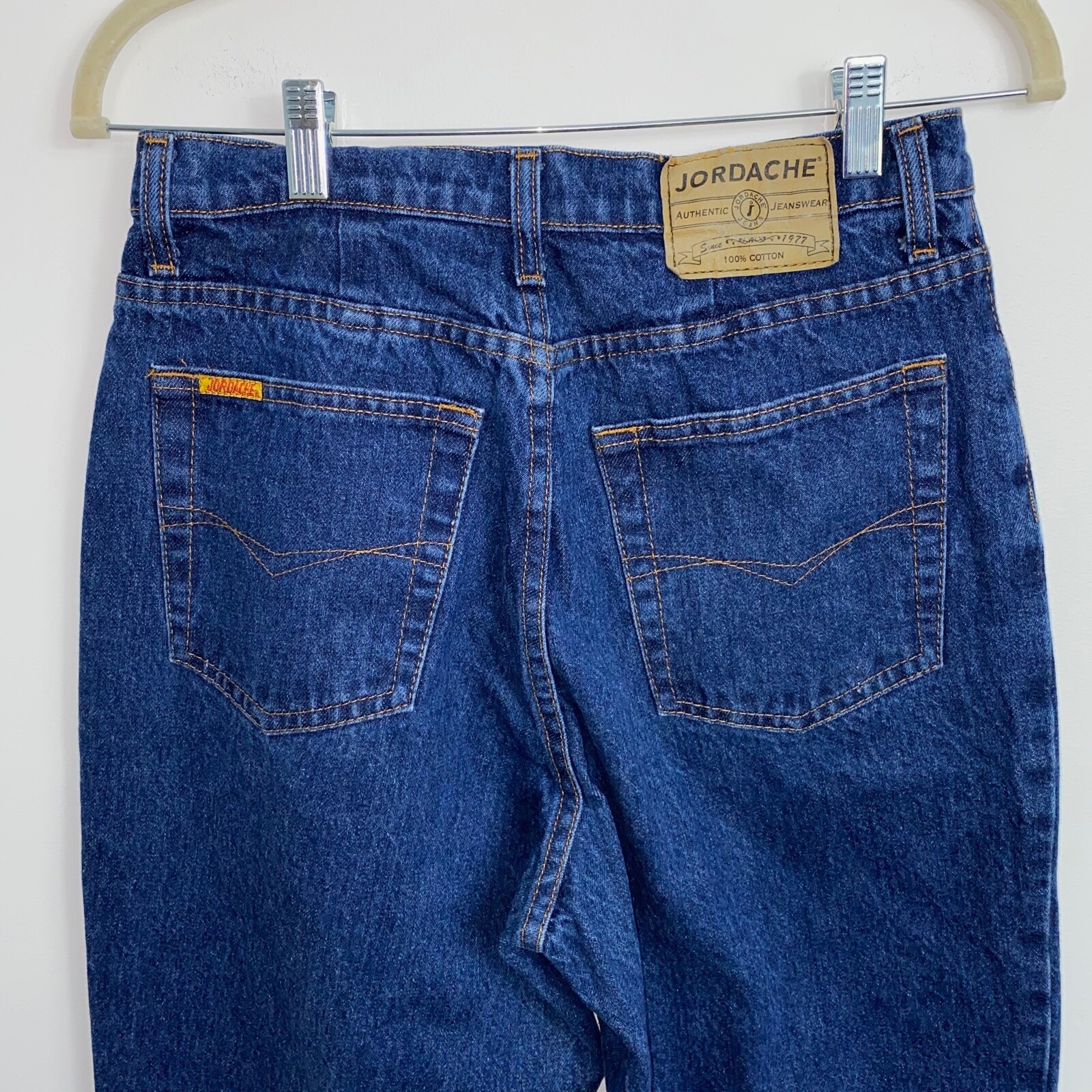 Vintage Jordache High Waisted Rise Denim Blue Mom’s Jeans Women’s 30W 30L 90s