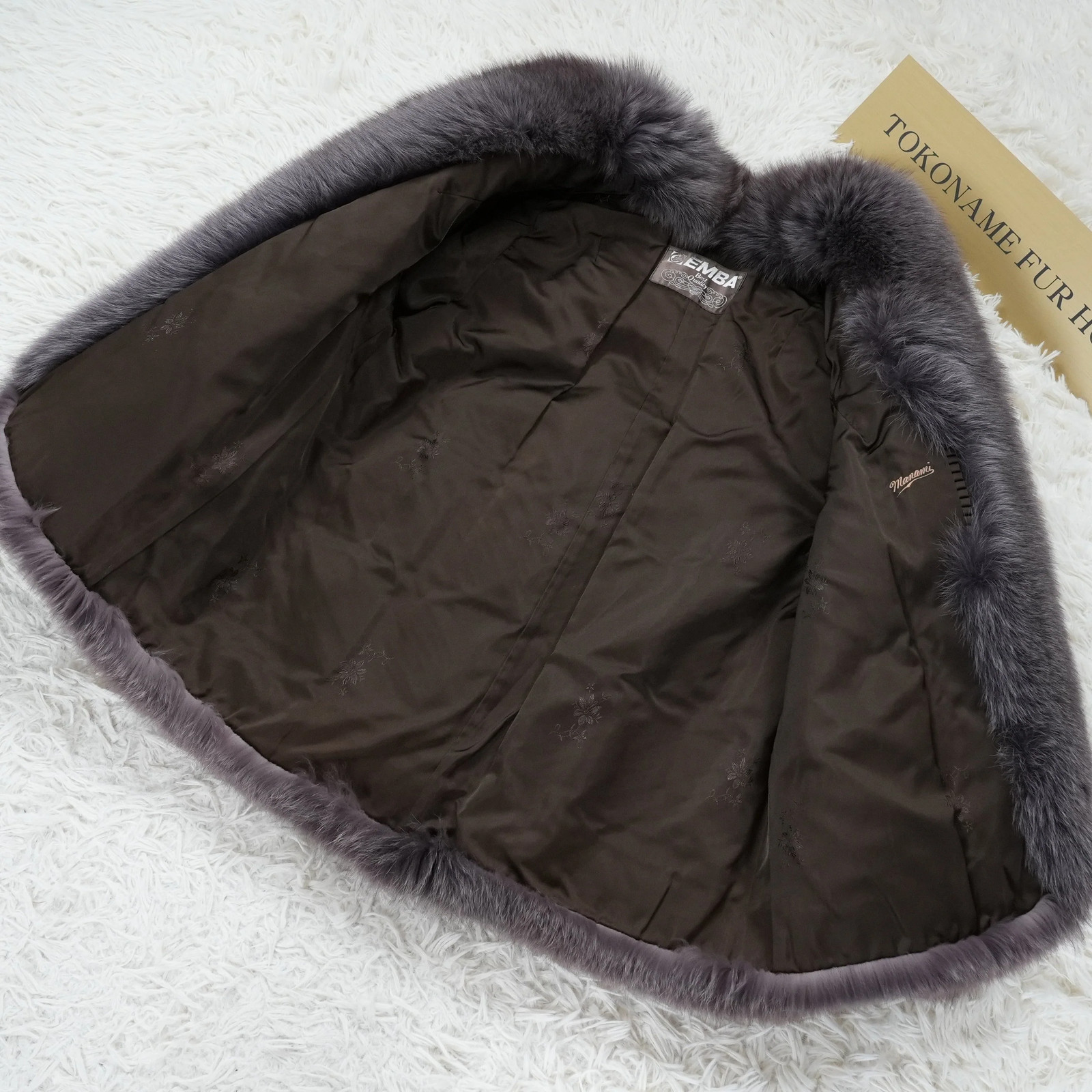 Amethyst Deyd Fox Fur Coat EMBA – Genuine Vintage Fur From Japan