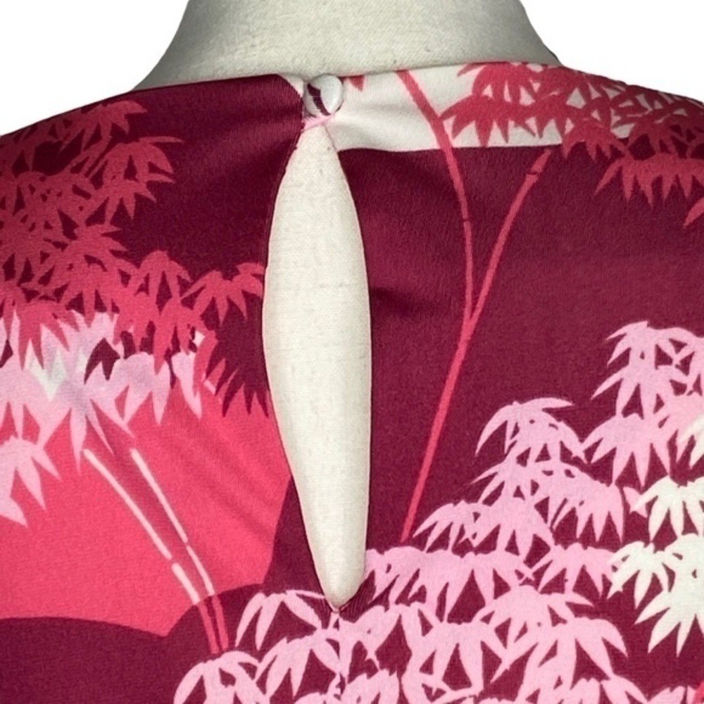 Vintage Tori Sport Tunic Dress Retro Honolulu Hawaiian Pinks White Size S