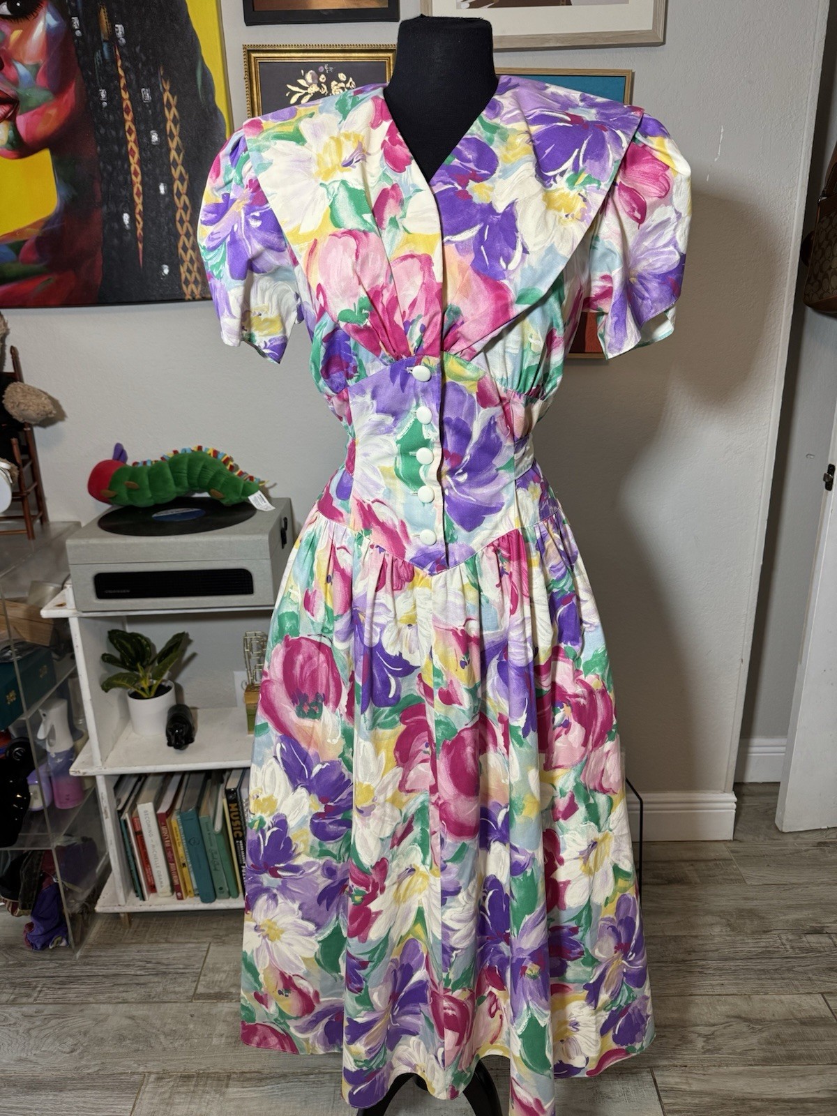 S.L. Fashions Women’s Floral Dress Vintage Cottagecore