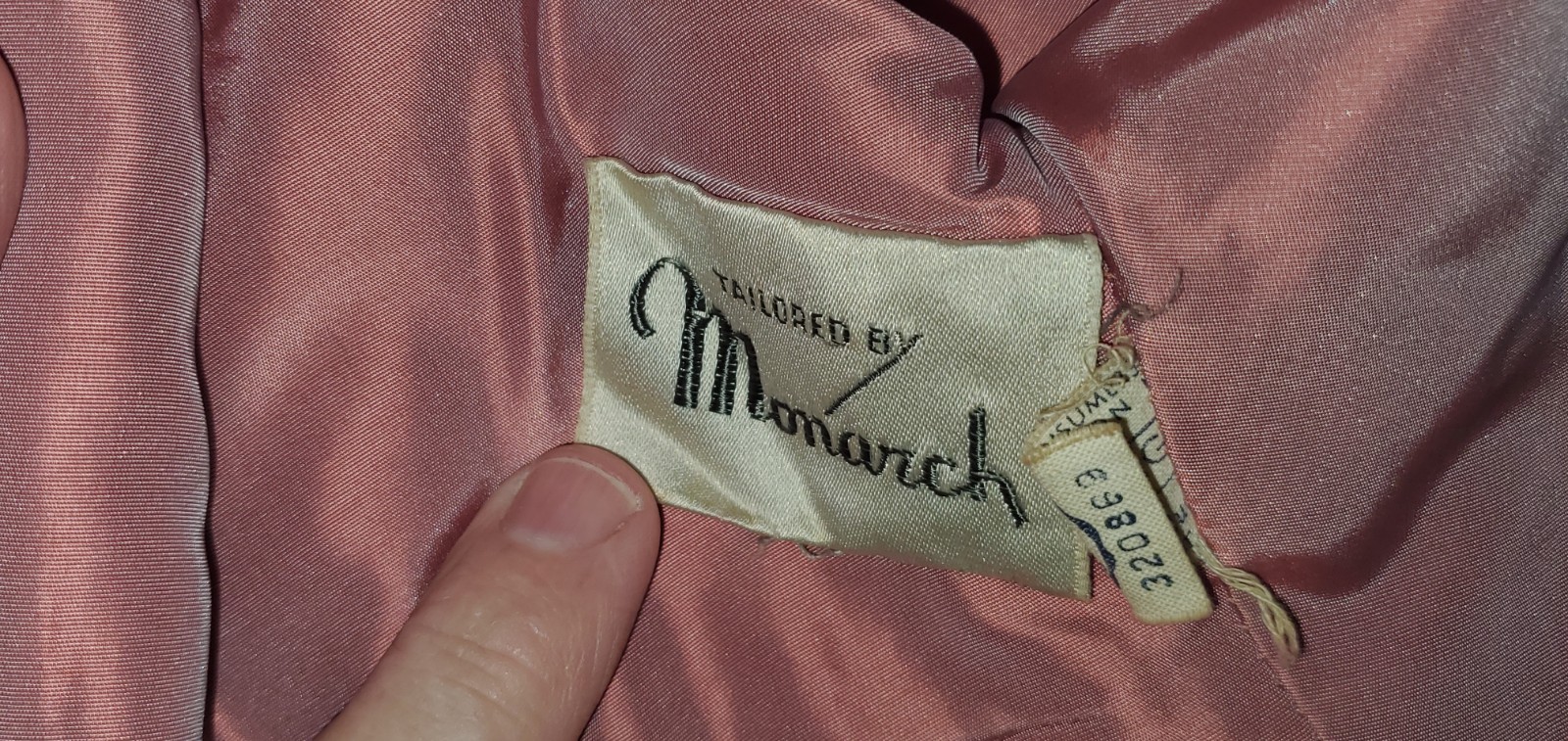 Vtg 1940s-50s FORSTMANN Pink Wool MATADOR BOLERO JACKET w/BEADING