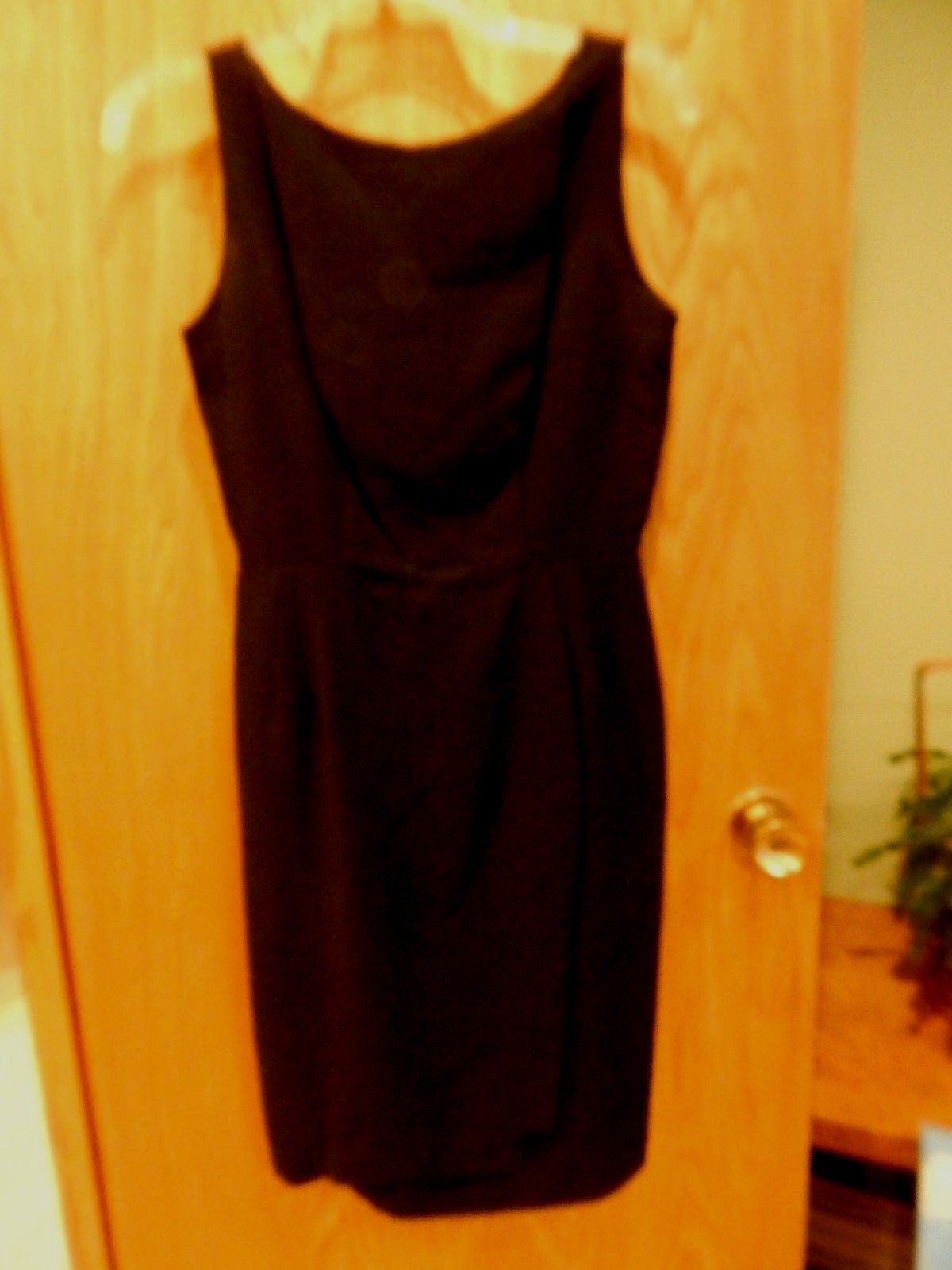 AUTHENTIC VINTAGE LITTLE BLACK DRESS Petal Skirt DRESSY Cocktail Party DRESS