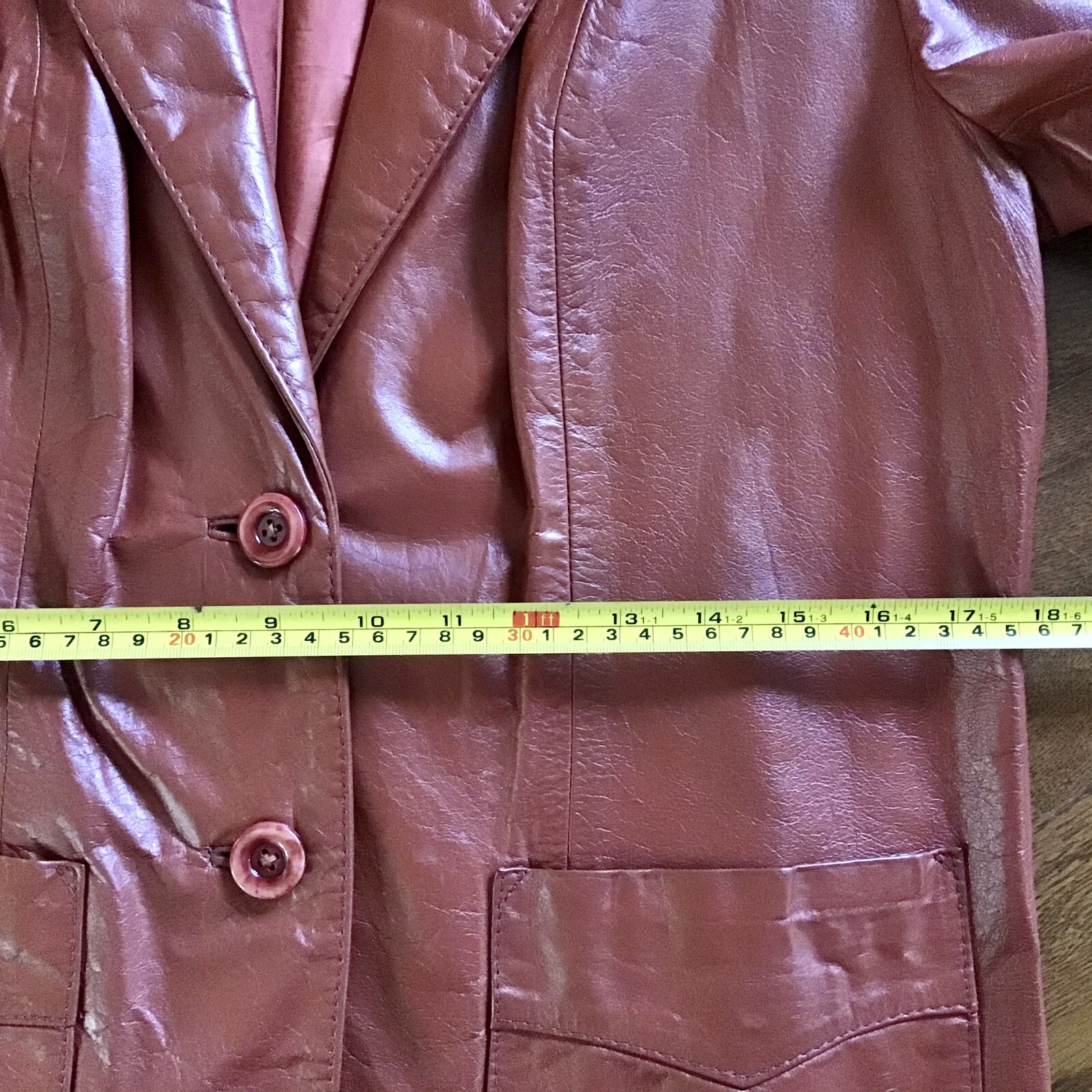 Vintage Montgomery Ward The Tannery Leather Jacket Blazer Lined 13/14 US M/L