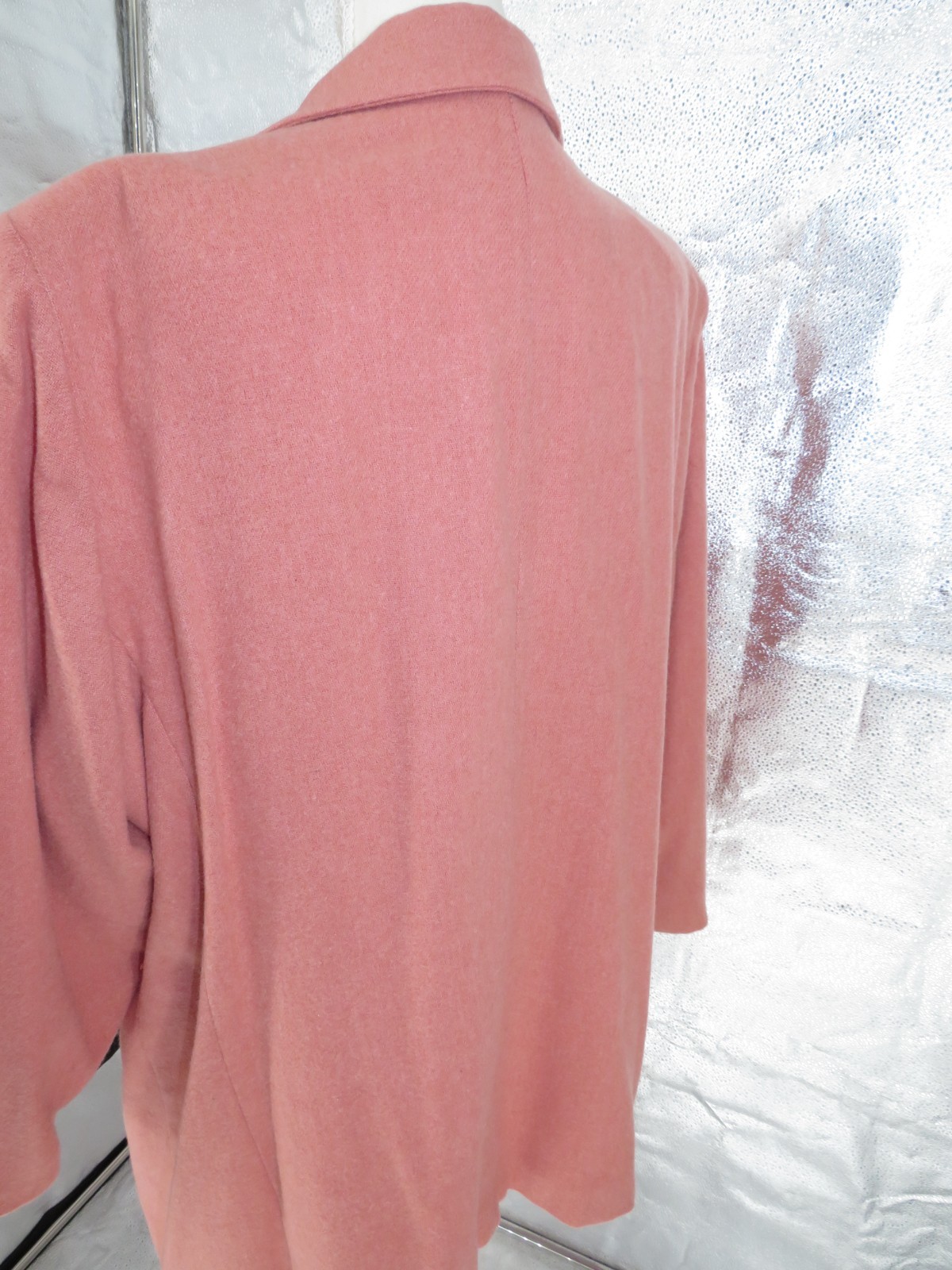 Vintage Venezia Vitale Dusty Rose Wool‑Blend Tailored Overcoat Quiet Luxury