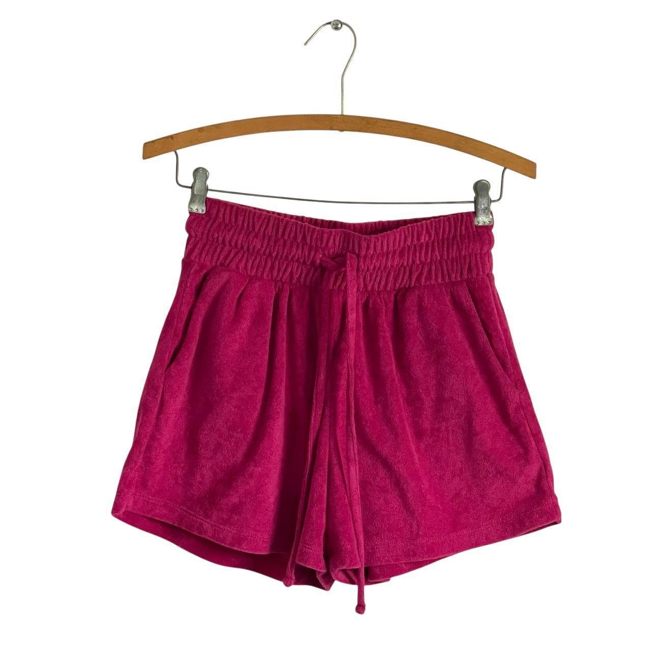 Impressions Hot Pink Terry Shorts: Y2K, 2000s