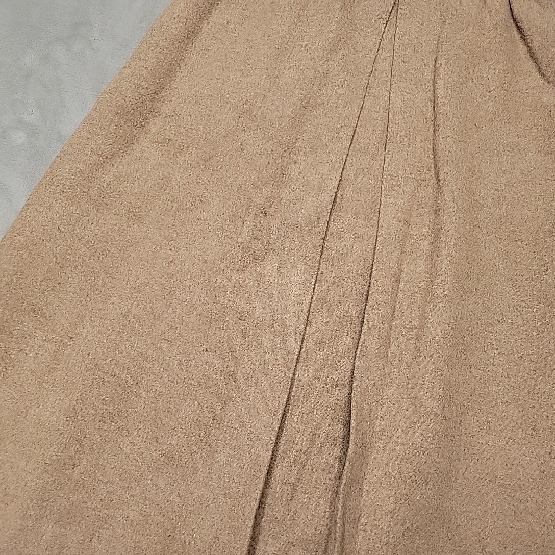VTG Vino De Casa Skirt Womens 7 Beige Wool Blend A-Line Pleated Made In Japan