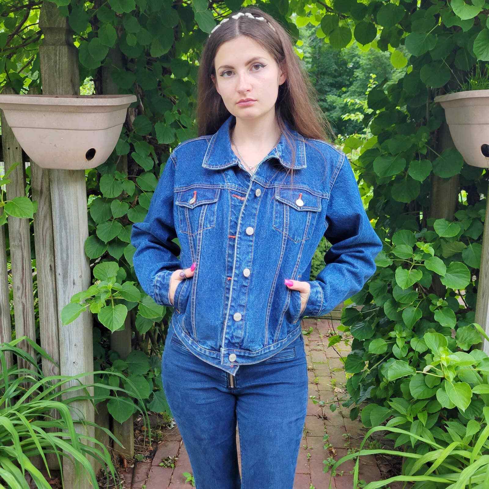 Odd Faery Vintage 90’s Painted Denim Jacket by Blue Asphalt