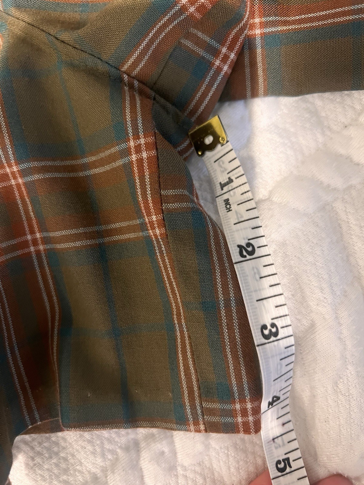Vintage Retro 80s Ellesse Shorts English Plaid High Waist Tennis Sports Resort