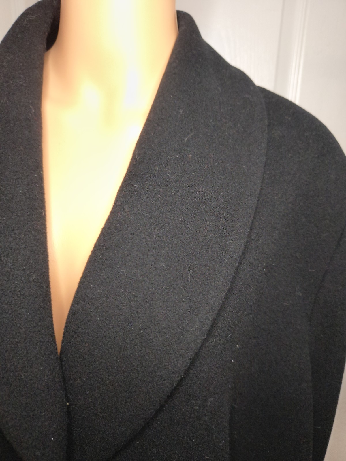 Vintage Wool Women’s XL Coat Long Black – Preston York Old Money Preppy Read-D22