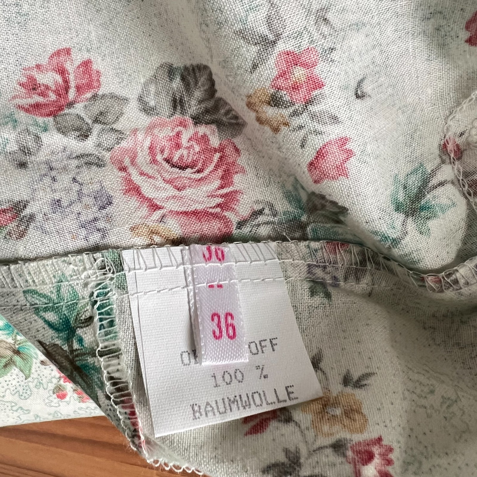 Vintage Floral Two Piece Dress & Bolero Set Puff Sleeves Tea Length Cottagecore