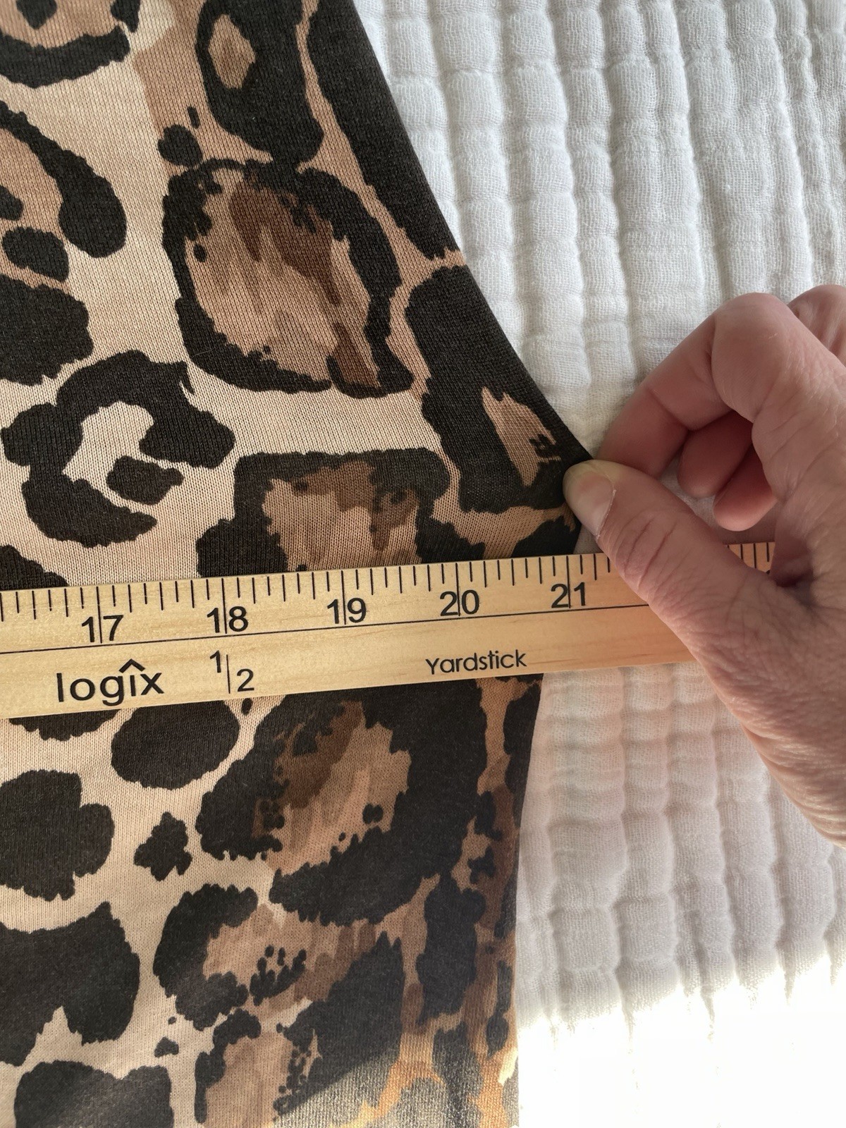 Vintage S M Mini Dress Rare Anne Klein 70s Late 60s Leopard Print Knit Mod VGUC