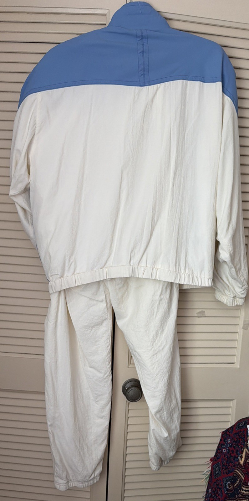 1980’s Head Sportwear Women WHITE/Lavender Suit Track Tennis Warmup Vintage XL
