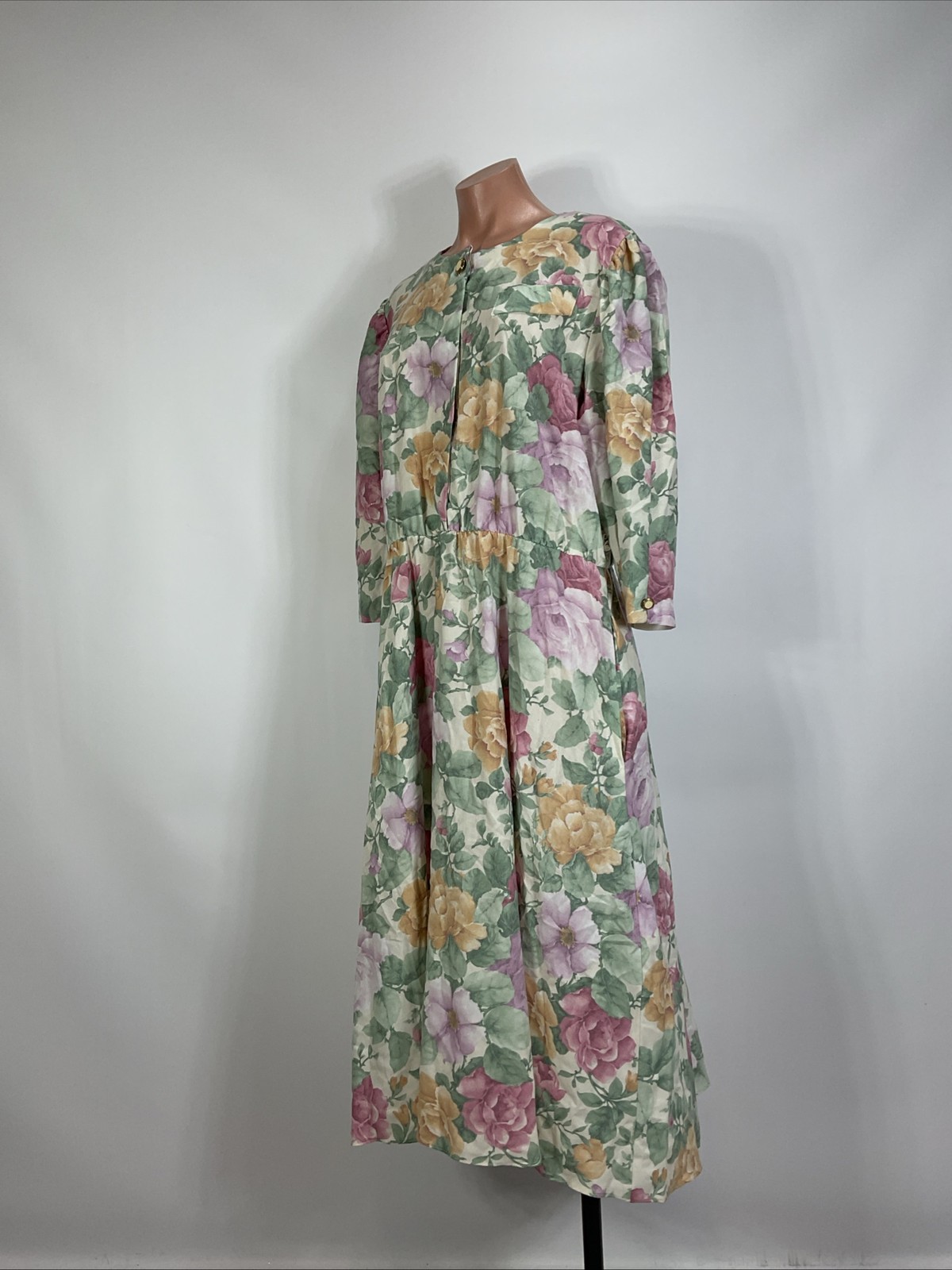 Vintage Jenny Secretary Cottagecore Prairie Dress PLUS 18W 80’s 90’s Floral