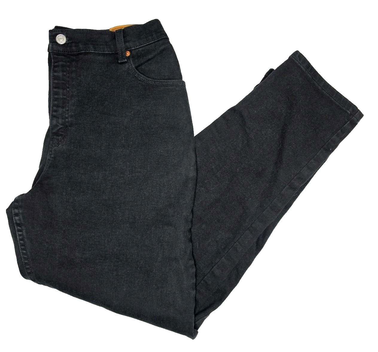VTG Levi’s 550 Jeans Women’s 14 30×28 Black Relaxed Fit Tapered Leg Brazil 90s