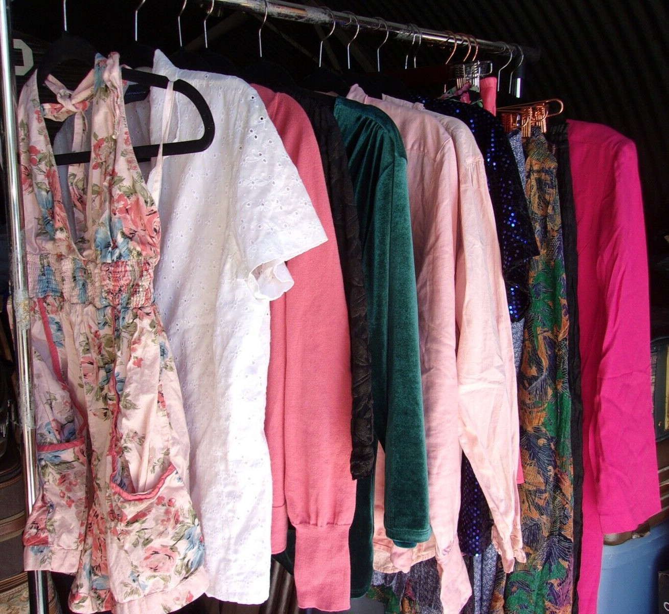 Vintage Womens Clothing Lot Dresses Skirts Tops Sweater Capris 1980s 90s Y2K