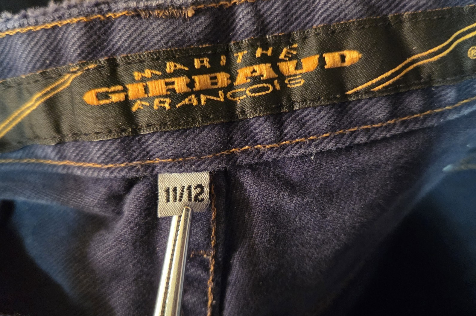 VTG Marithe Francois Girbaud Women Jeans 11/12 (28×26) Taper Straight USA Made
