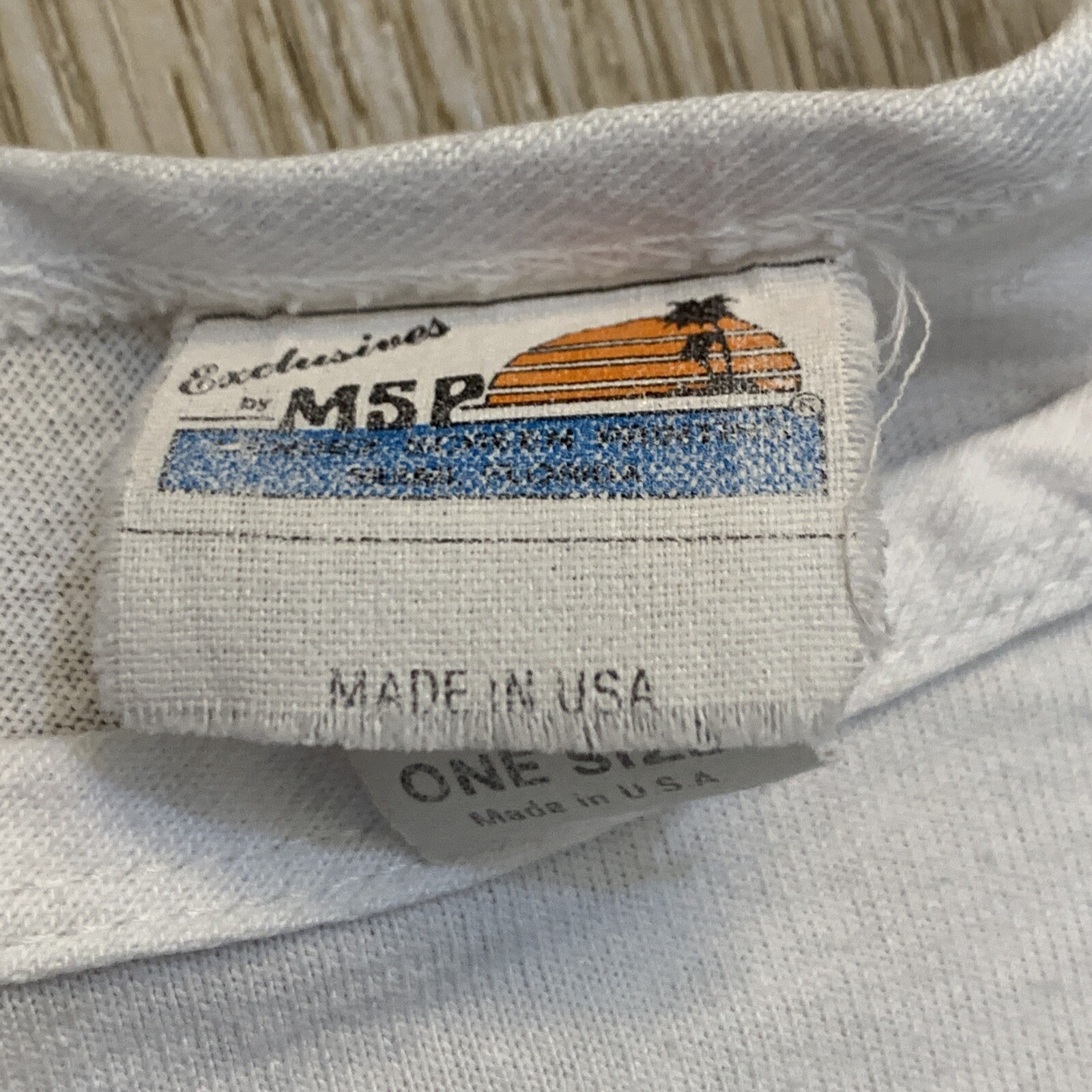 Vintage Royal Viking Line Cruise Ship Swimsuit Cover-up w/ Pockets