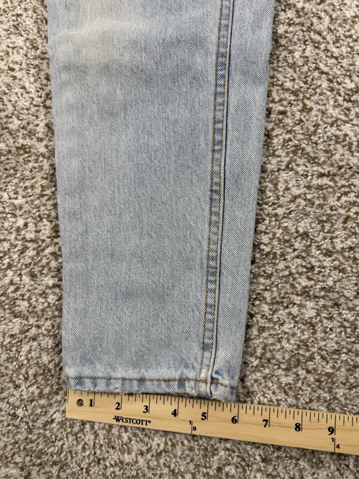 VINTAGE Levi’s 15921 Orange Tab Light Wash Tapered Fit High Rise Jeans Women’s M