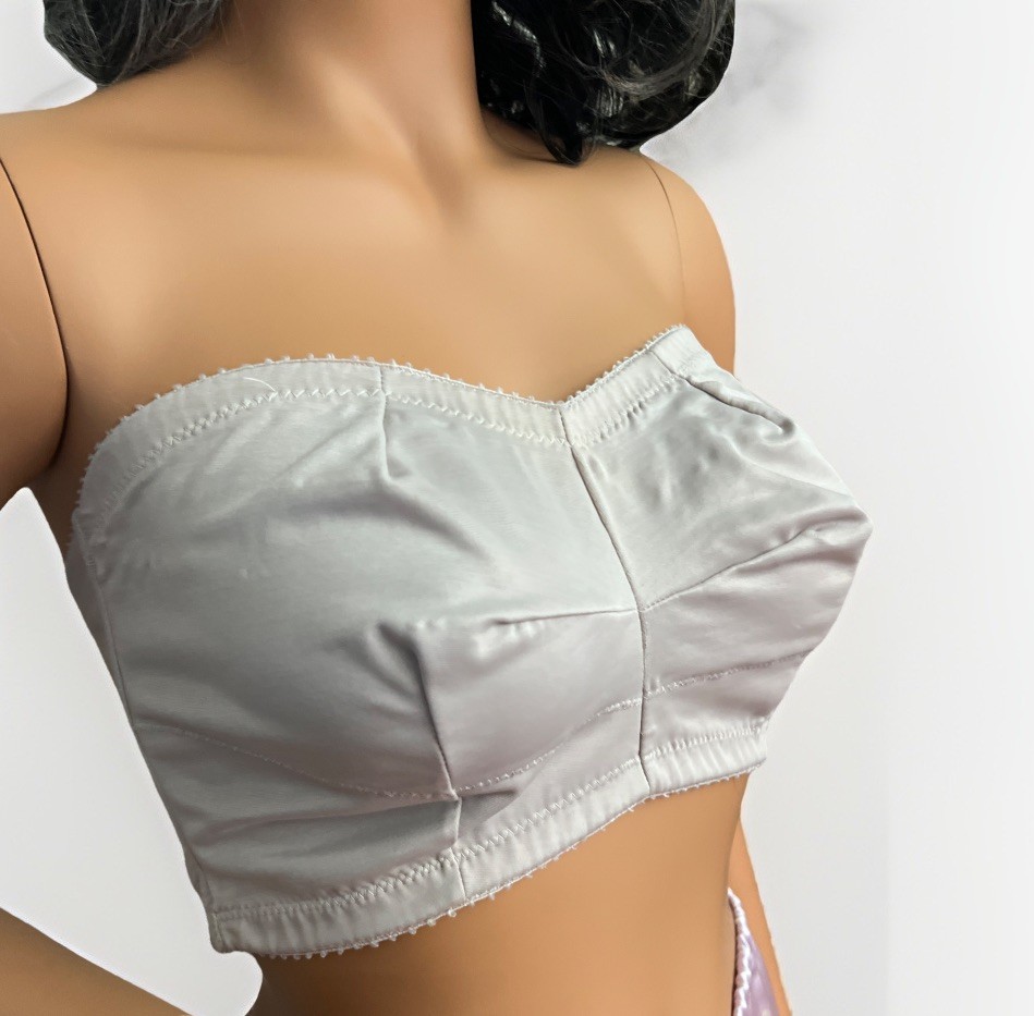 Vintages C Penny 1960s Wynette Strapless Bustier Bra Size 40 JCPenney