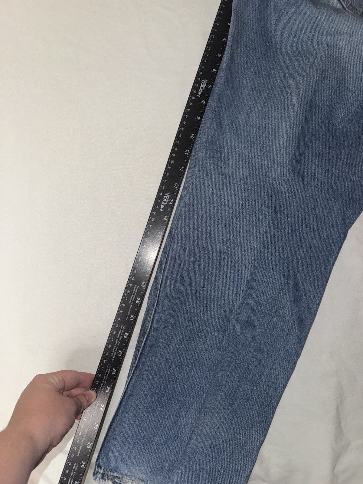 VTG Levi’s 577 Jeans Womens 10 M Loose Fit Y2K Distressed Blue Denim 31×30