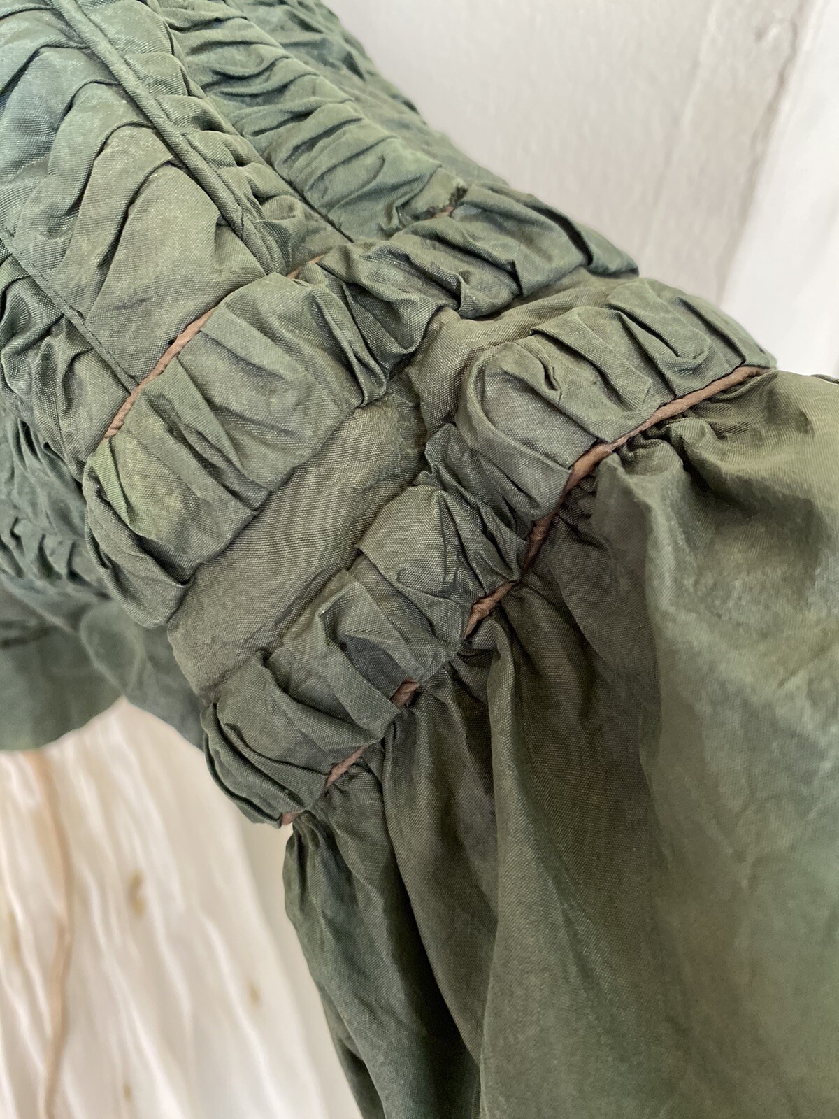 Rarest 1825 Regency Spencer Jacket Rich Emerald „Arsenic” Green Museum Quality!