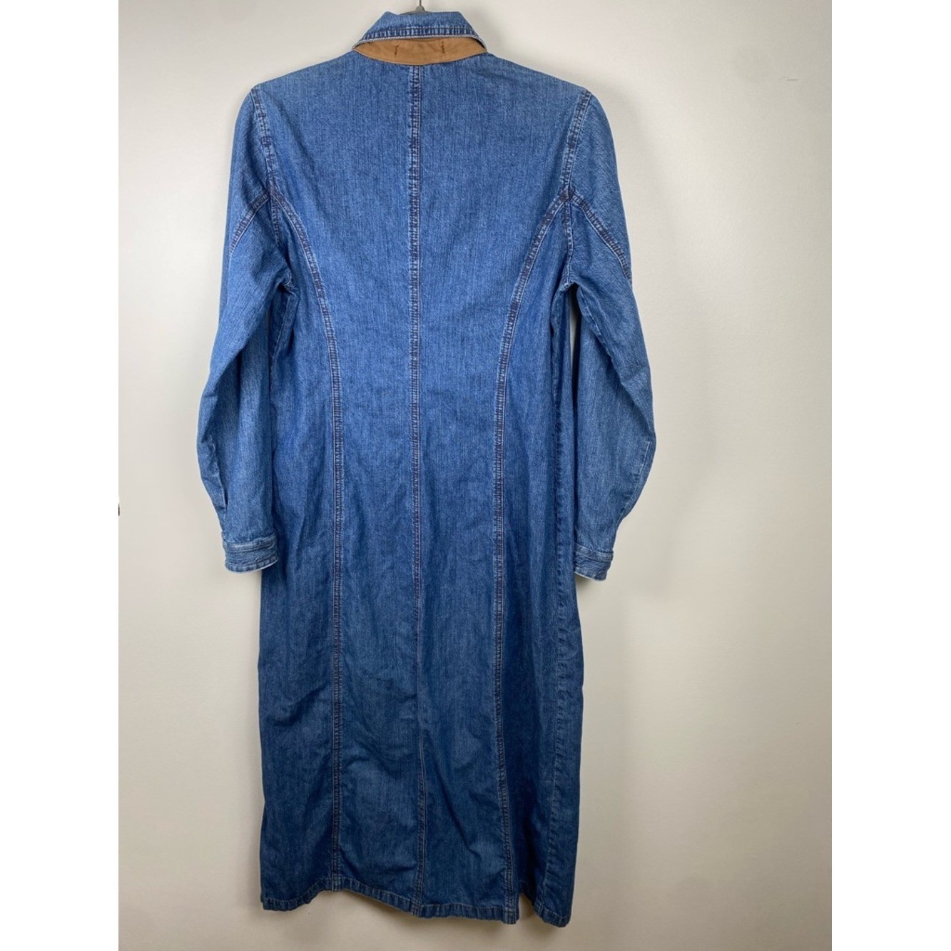 Vintage Isabella Bird Western Denim Midi Dress size 6