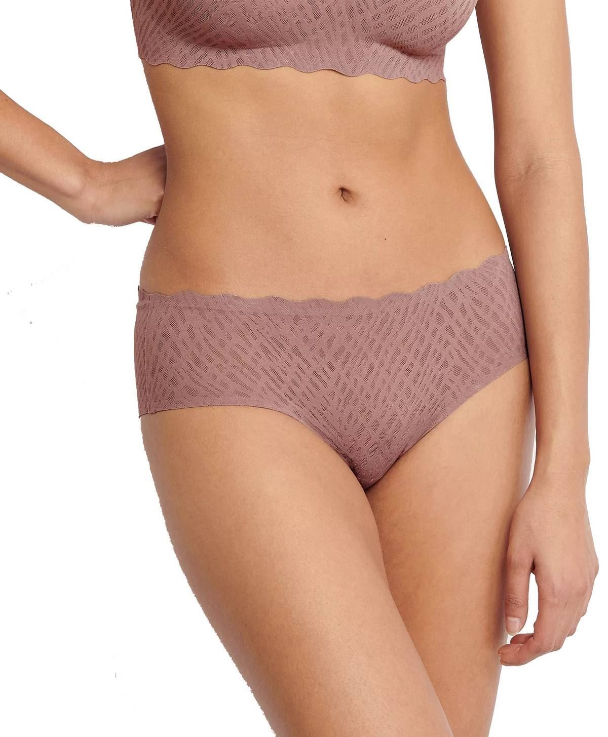 Sloggi Womens Zero Feel Bliss Hipster Knickers – Cacao Brown