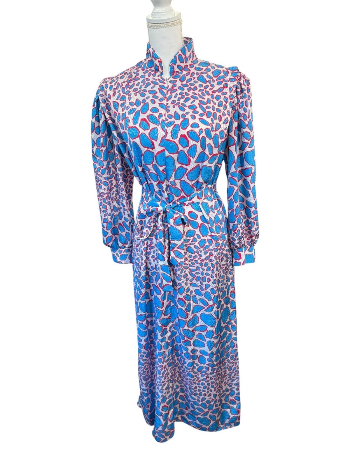 David Brown For Saks Fifth Avenue Vintage House Dress Kaftan, Medium (fits L)