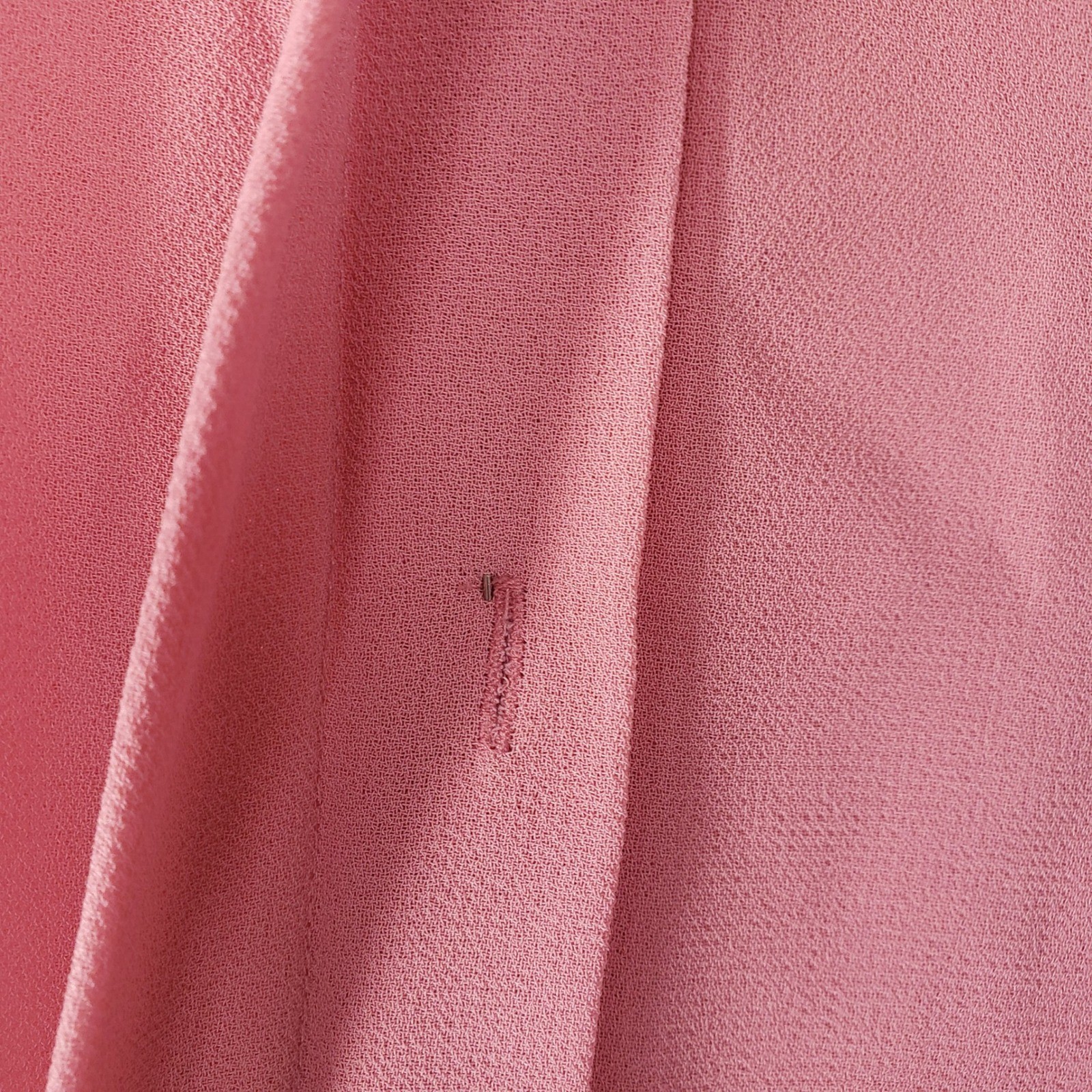 Anne French Ruffle Collar Blouse Womens 6 Pink Vintage 80s Lace Trim Long Sleeve