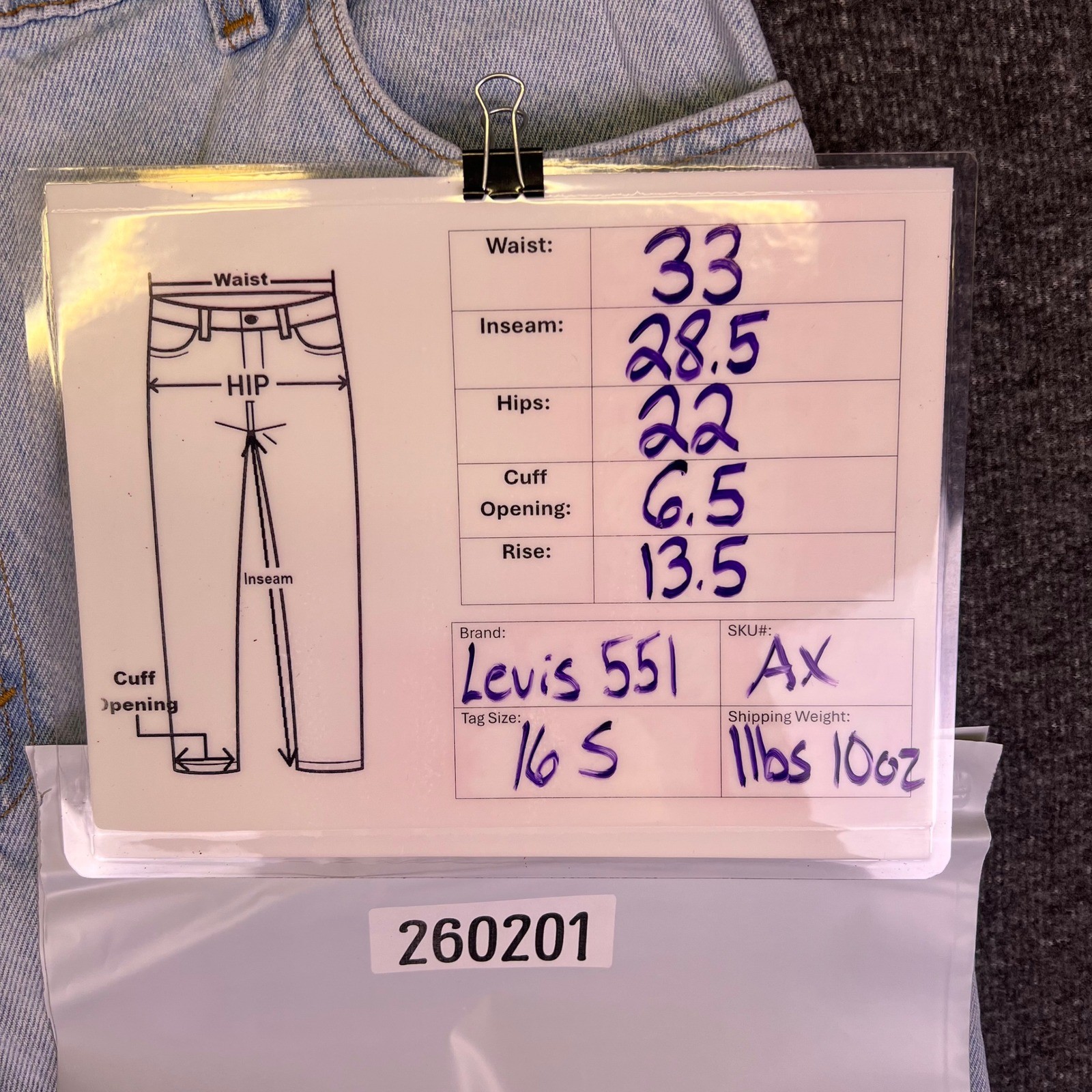 VTG 90s Levis 551 Jeans Womens 16S Light Wash High Rise Tapered Relaxed USA Y2K