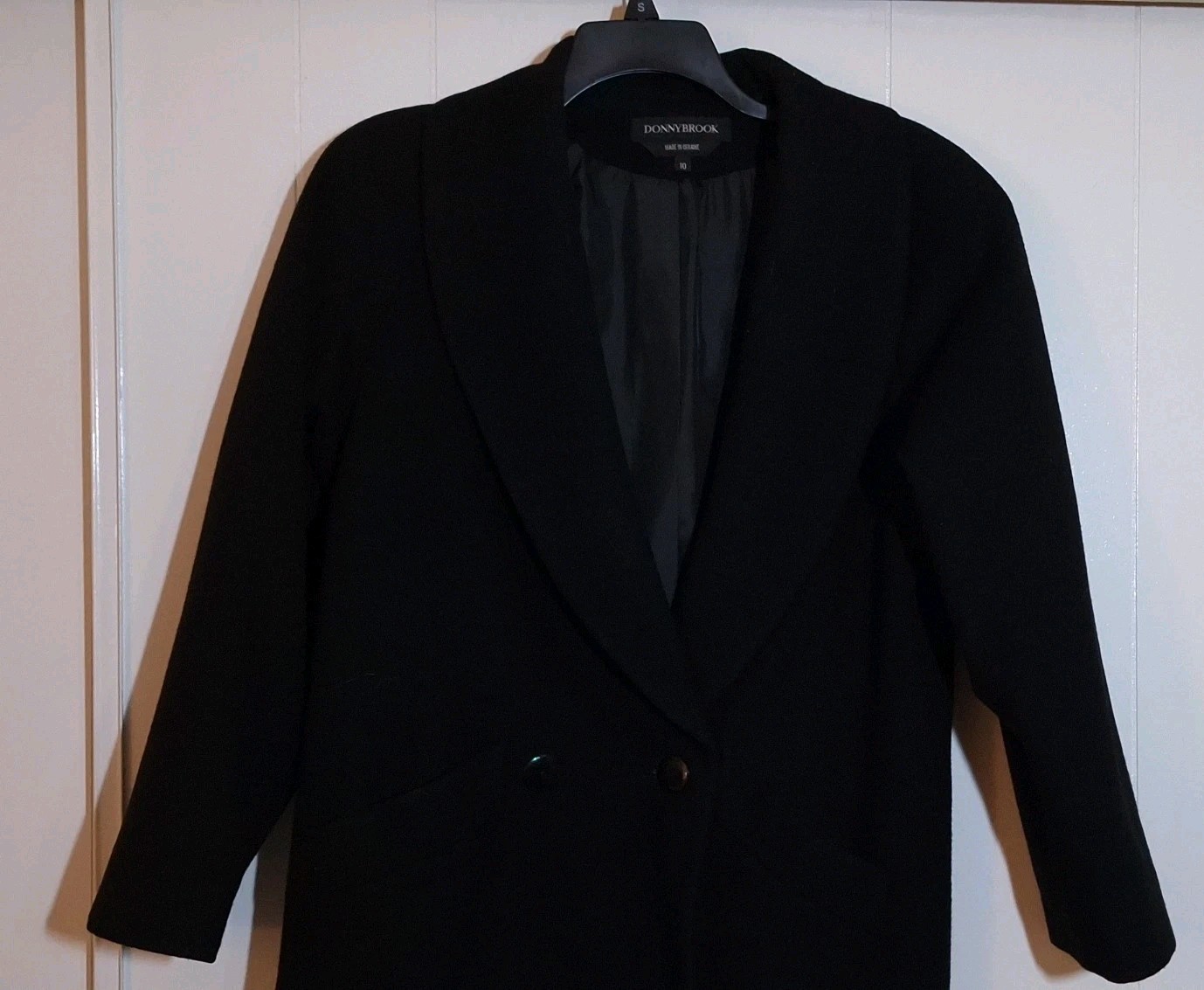 Donnybrook Vintage Full Length Wool Winter Coat With Lining SZ 10