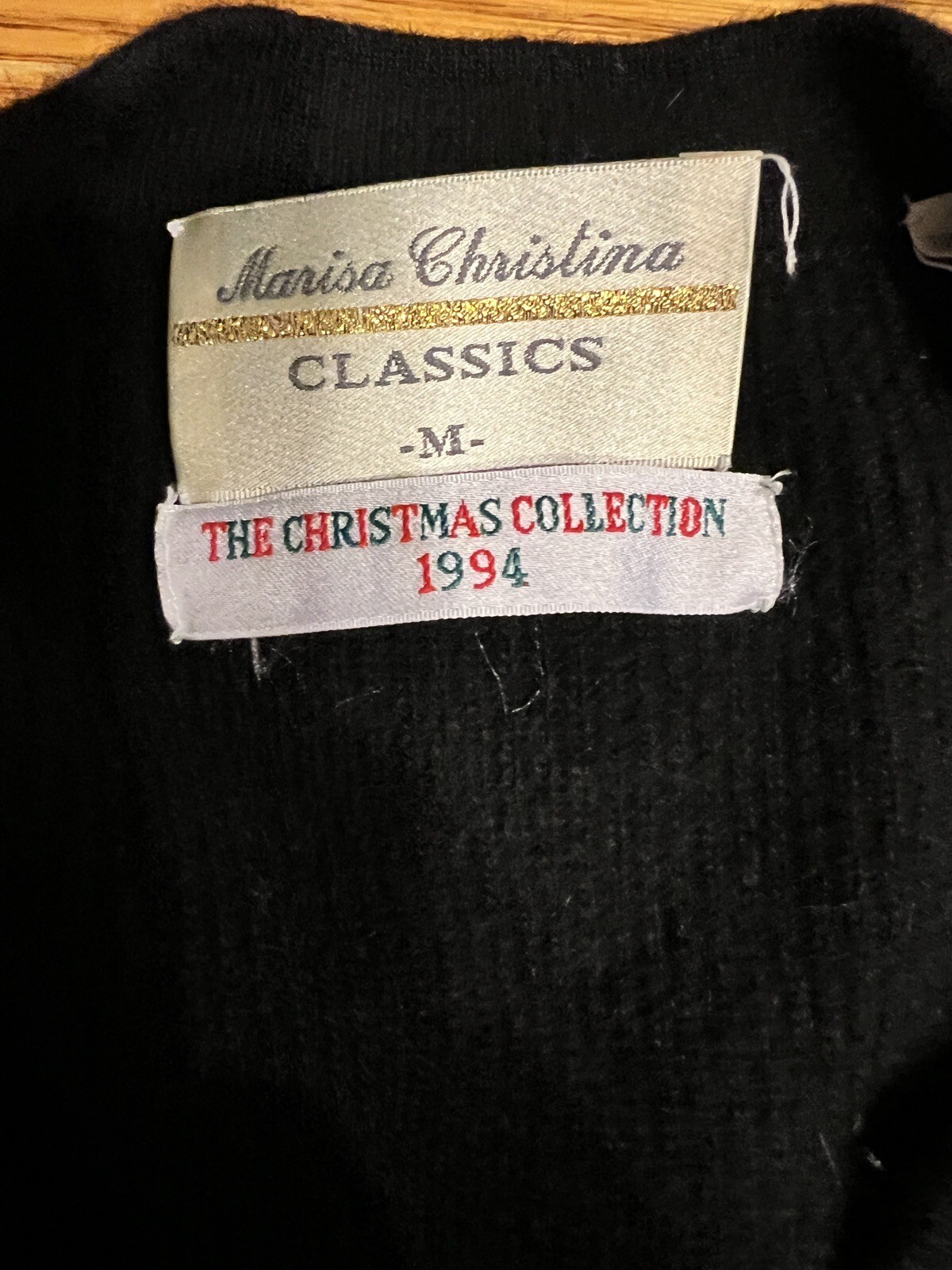 Marisa Christina 1994 Ornament Sweater Vintage NOS Women’s Top