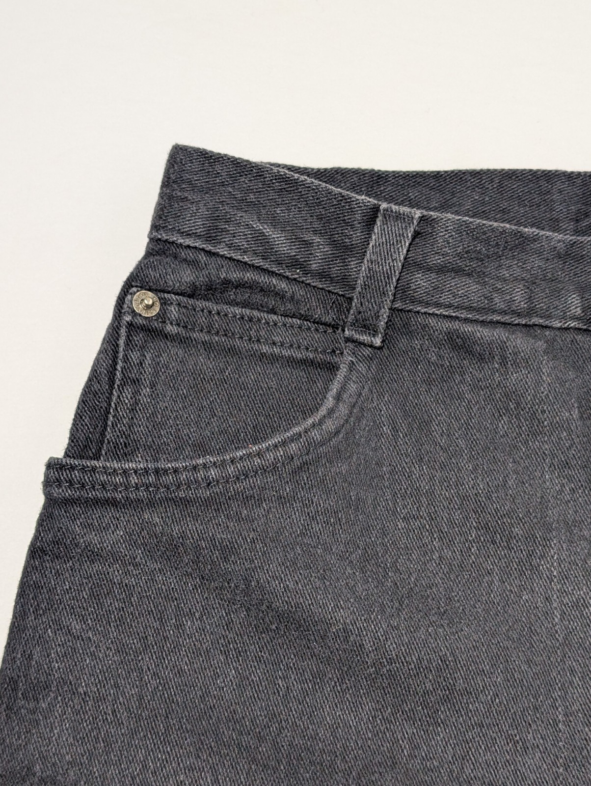 Vtg. 1980s-1990s Women’s No Boundaries Black Slim Fit No Stretch Jeans Size 9/10