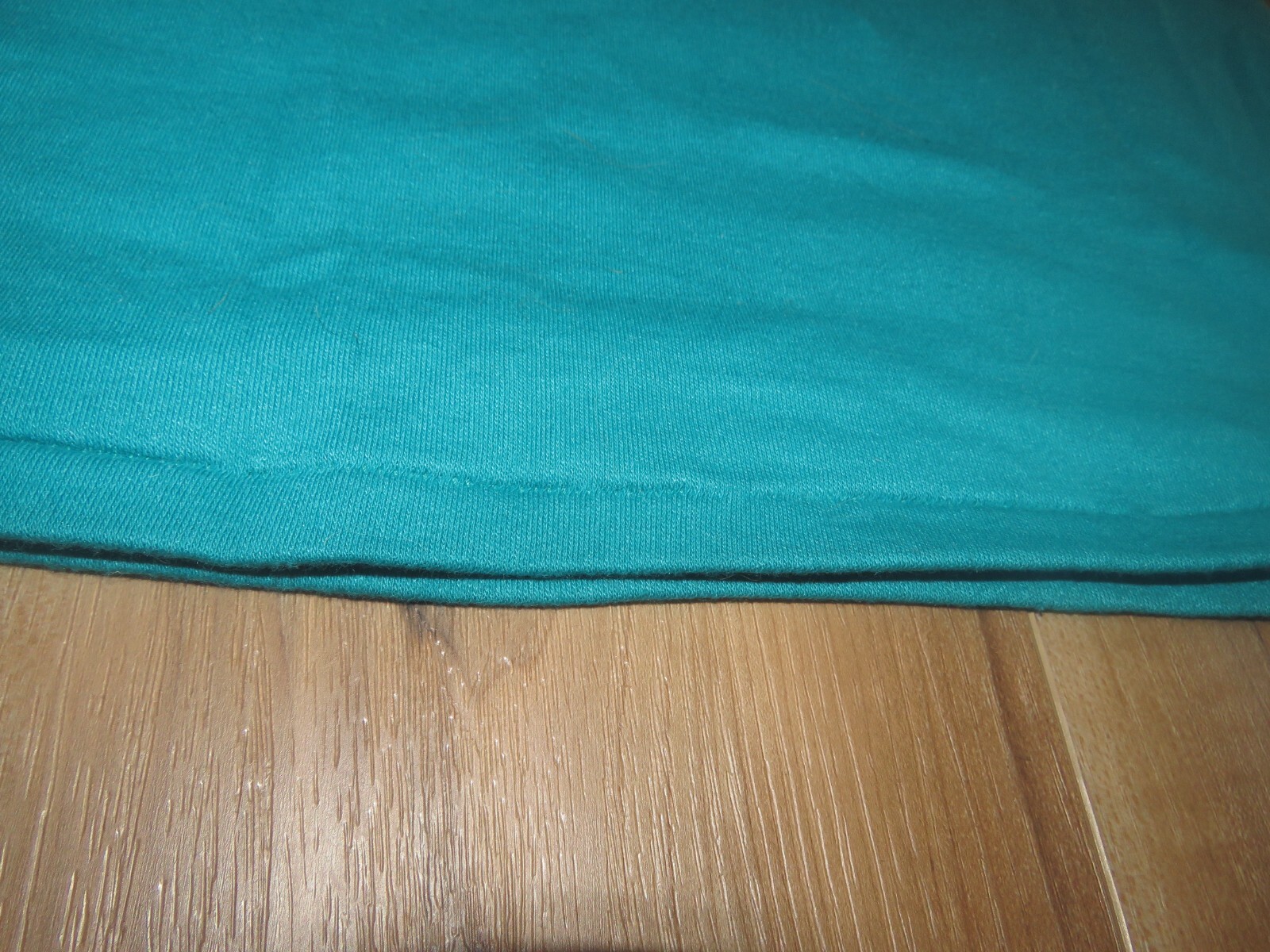 VTG 1982 Holoubek Harley Davidson USA Teal Boatneck Bald Eagle Logo Sz Large