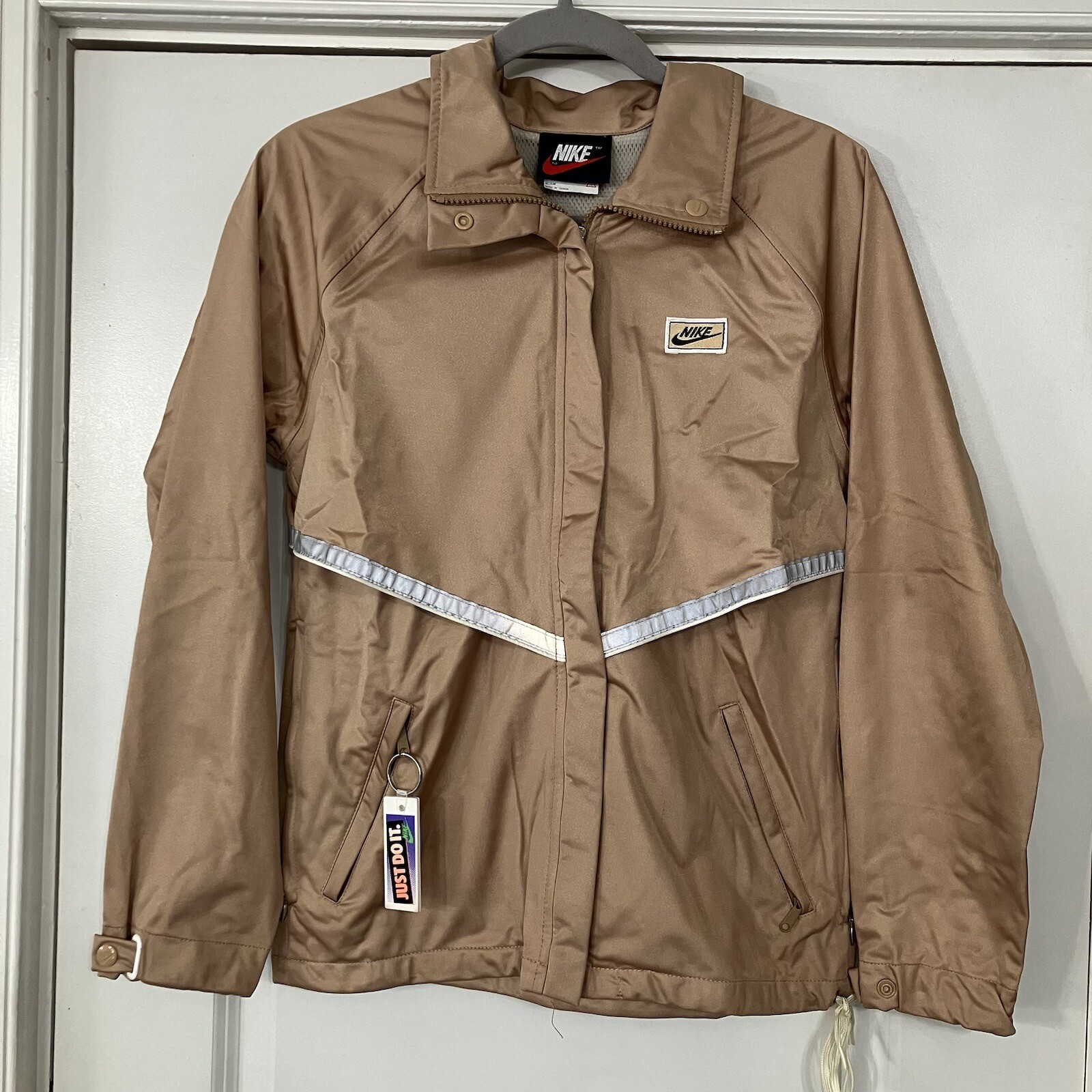 VTG 80s Nike Women’s M Salazar Gold Reflective Goretex Track Suit Jacket Pants