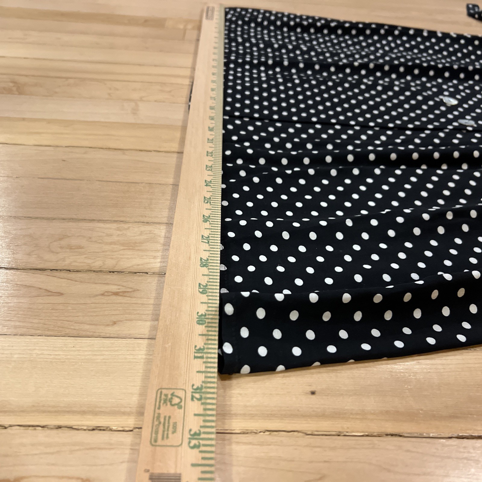 J.B.S. Ltd Black White Polka Dot Vtg Dress White Sailor Collar Sleeveless Sz 10