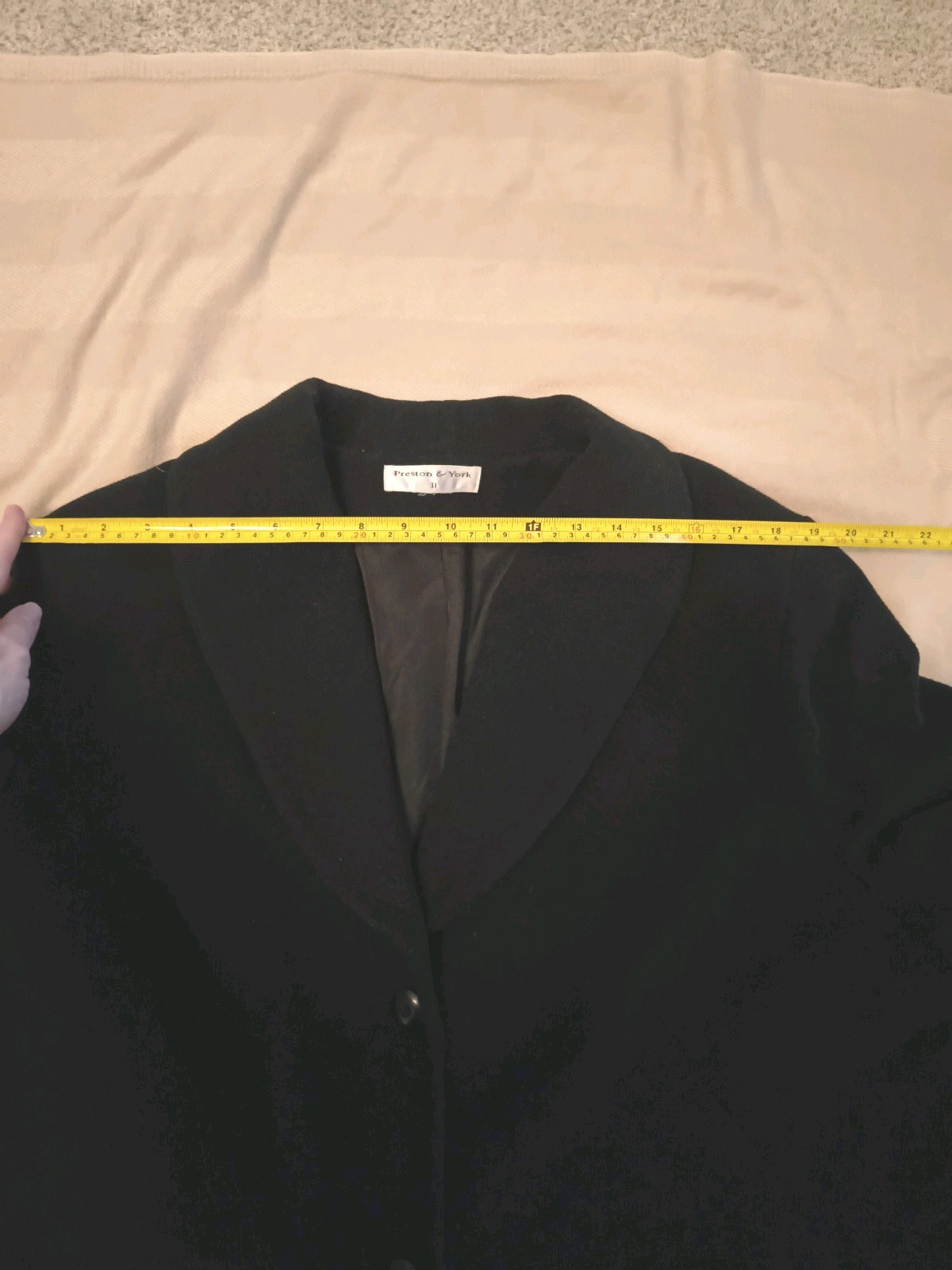 Vintage Wool Women’s XL Coat Long Black – Preston York Old Money Preppy Read-D22