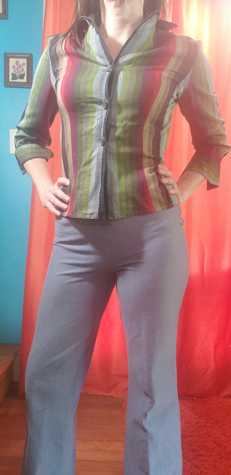 1950’s 1960’s women’s vintage secretary mad men Alice Stuart top Sm. (10/30)