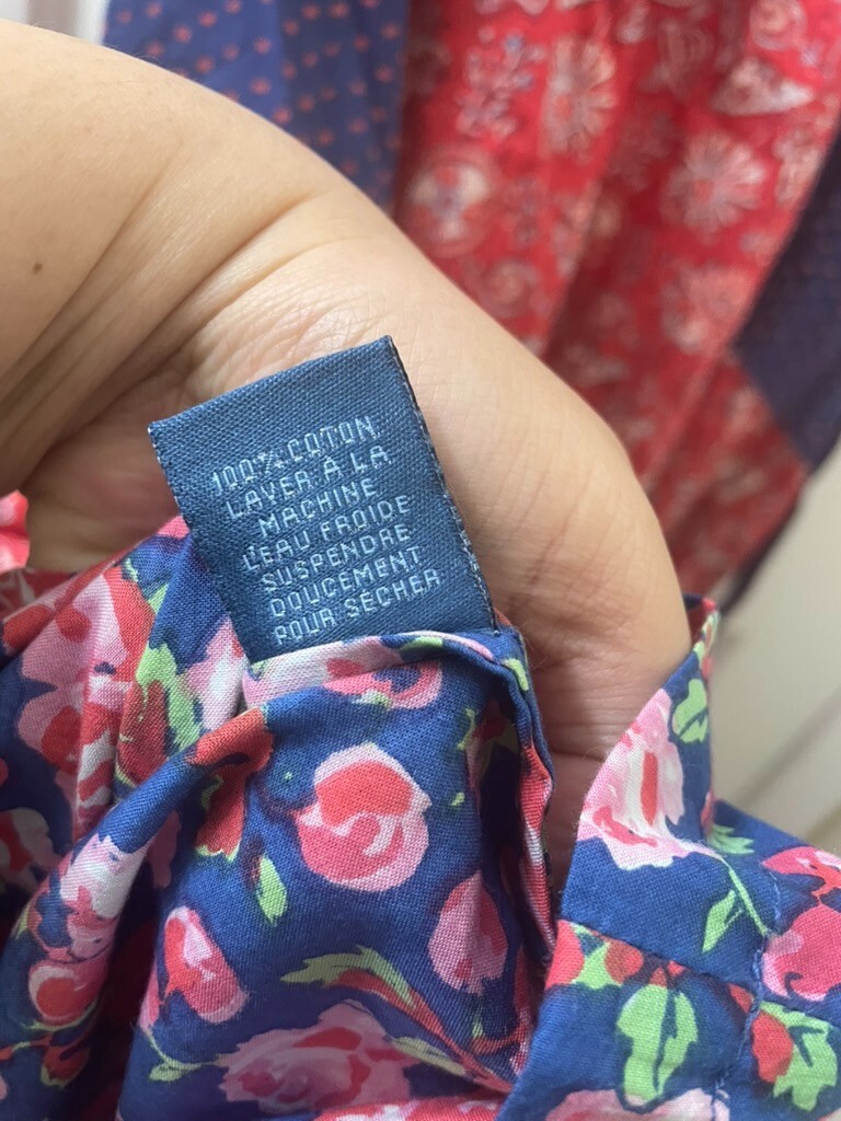 APRIL CORNELL dot Floral Cottage core Garden Party Casual sundress xxs