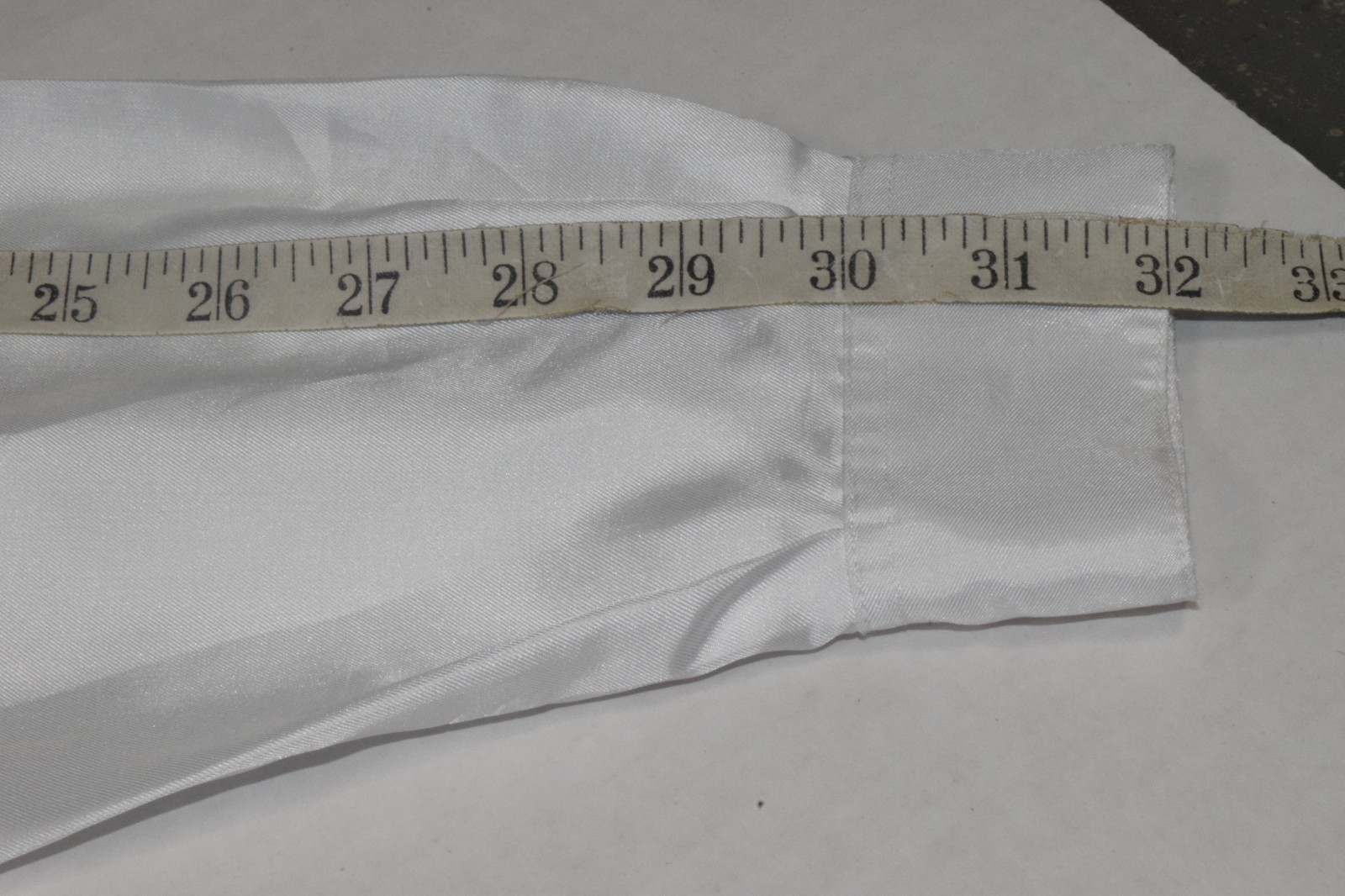 Vintage Blouse Westbound Size S 70s 80s White Satin Tuxedo Style Button Up