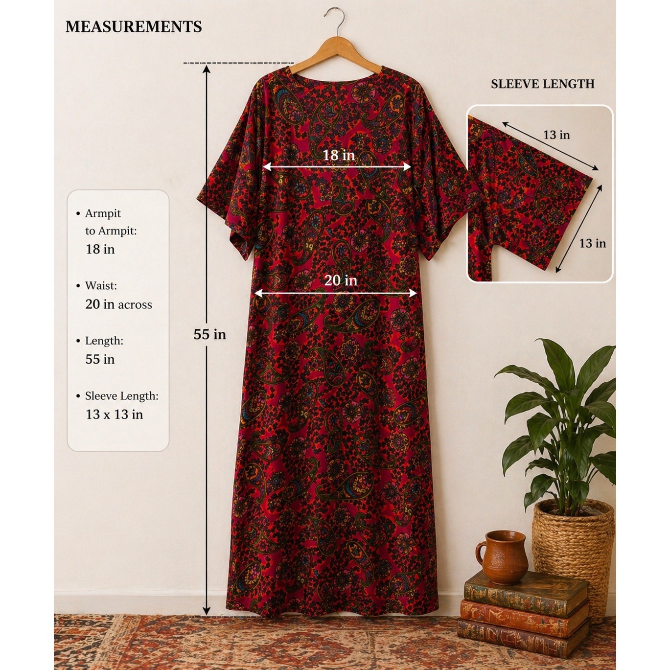 intage 70s Velvet Paisley Boho Maxi Dress Handmade Medium Retro Hippie Festival