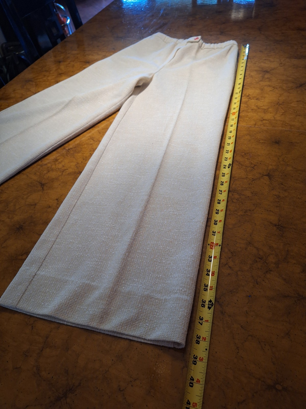 True VTG Mid-century Mod 1970s JCPenney 2 Piece Bell Bottom Pant Suit Blazer M