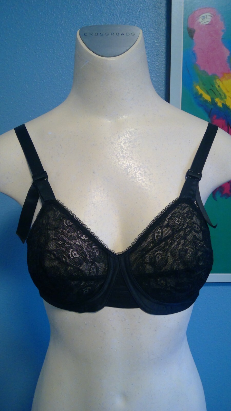 Vintage Glamorous Black 50’s Bra By Maidenform Pre-Lude 32 B