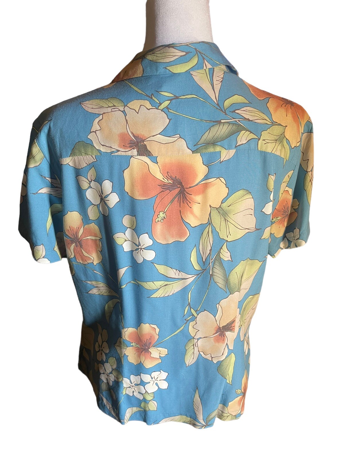 Vintage Nani of Hawaii Skirt Skort Short Camp Shirt Set S/M Tropical Floral