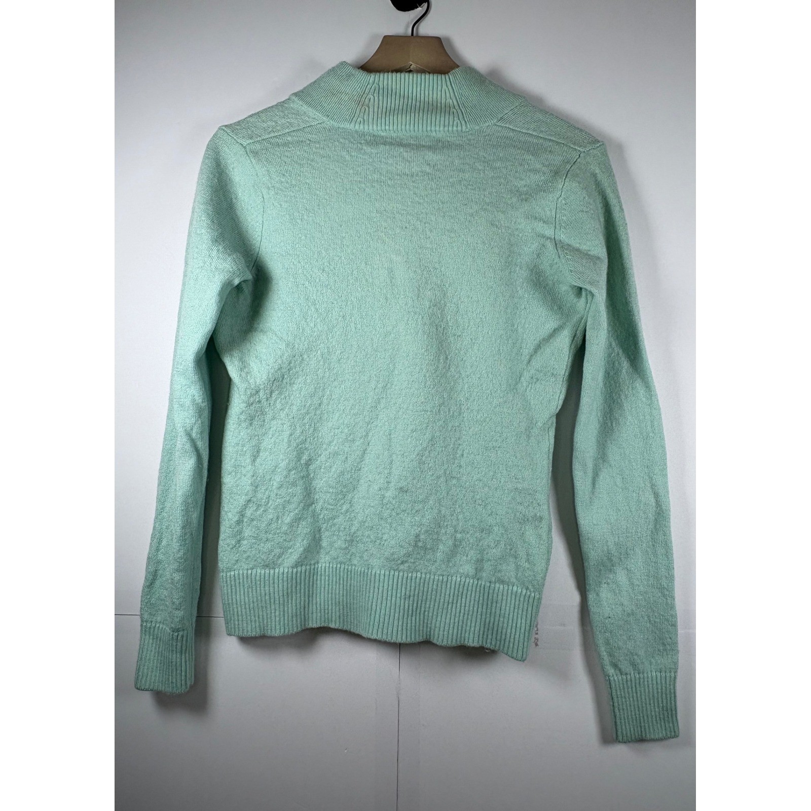 Vineyard Vines Women’s Small V-Neck Sweater Wool/Cashmere Blend Mint Sz Lg