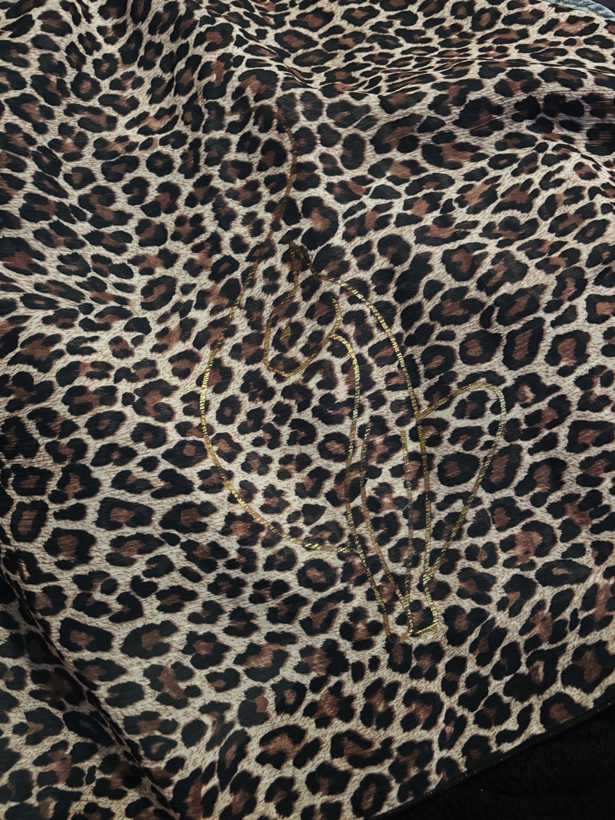 Vintage Original Baby Phat Sheer Leopard Poncho Top – Y2K Made in USA Rare
