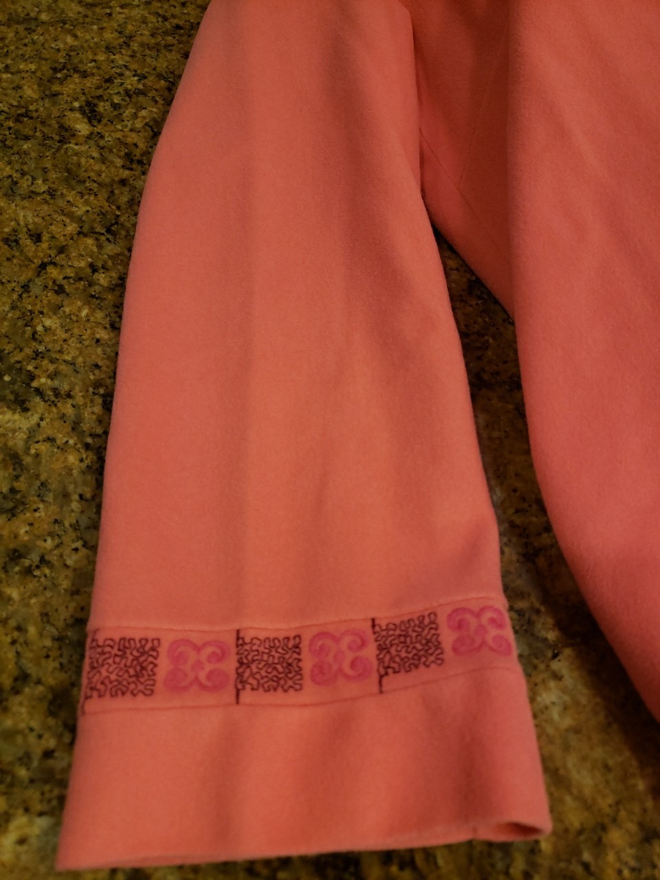 Vintage SEARS Women’s Best At Home Wear Perma Prest Zip Up Pink Housecoat